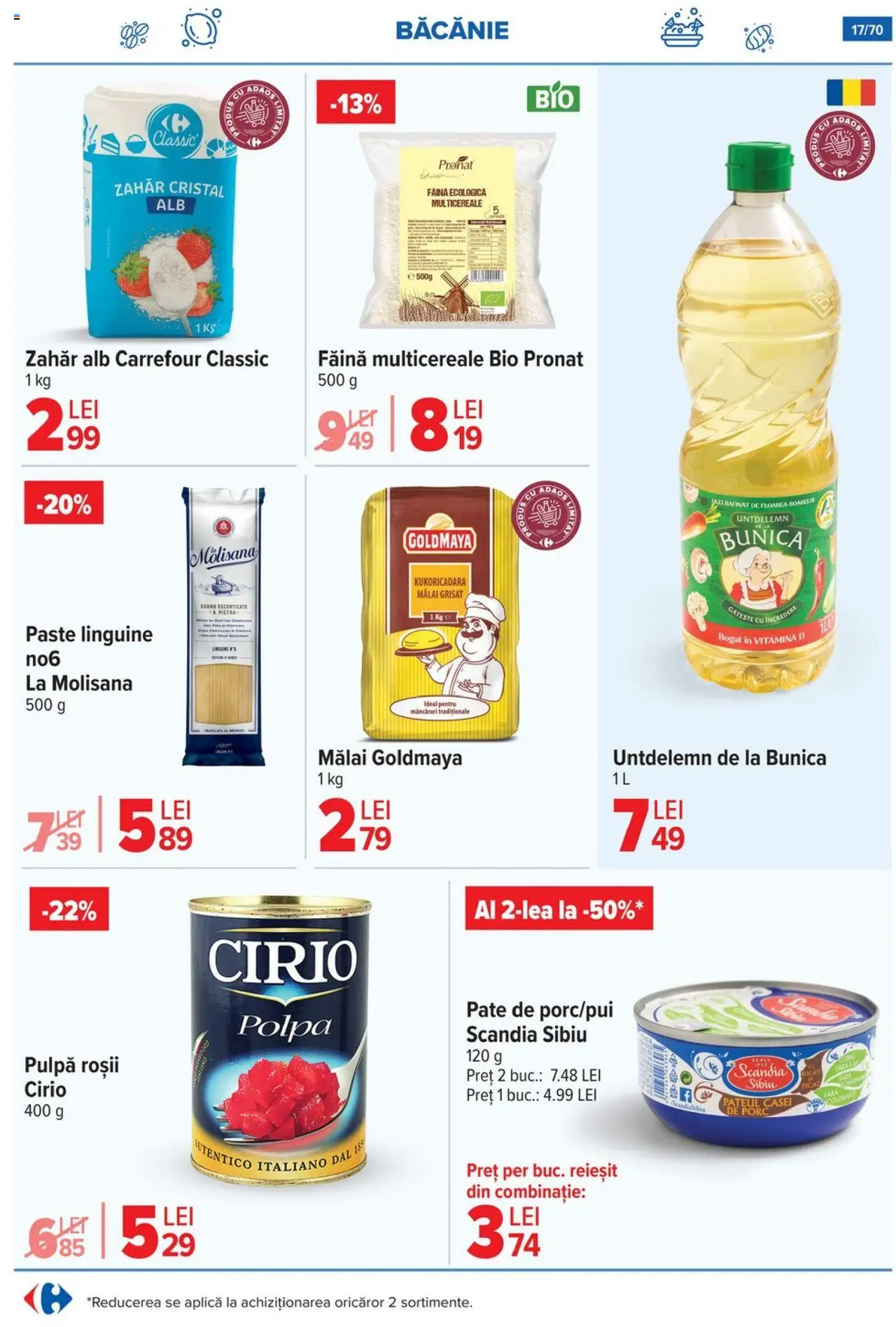 Catalog Carrefour 21 Mai - 3 Iunie 2025 | Pagina 17 | Produse: Pate, Roșii, Mălai, Zahăr