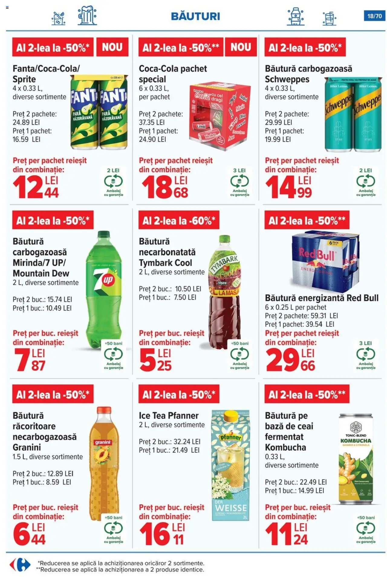 Catalog Carrefour 21 Mai - 3 Iunie 2025 | Pagina 18 | Produse: Köpek Sabunu, Băutură energizantă, Ceai, Ice tea