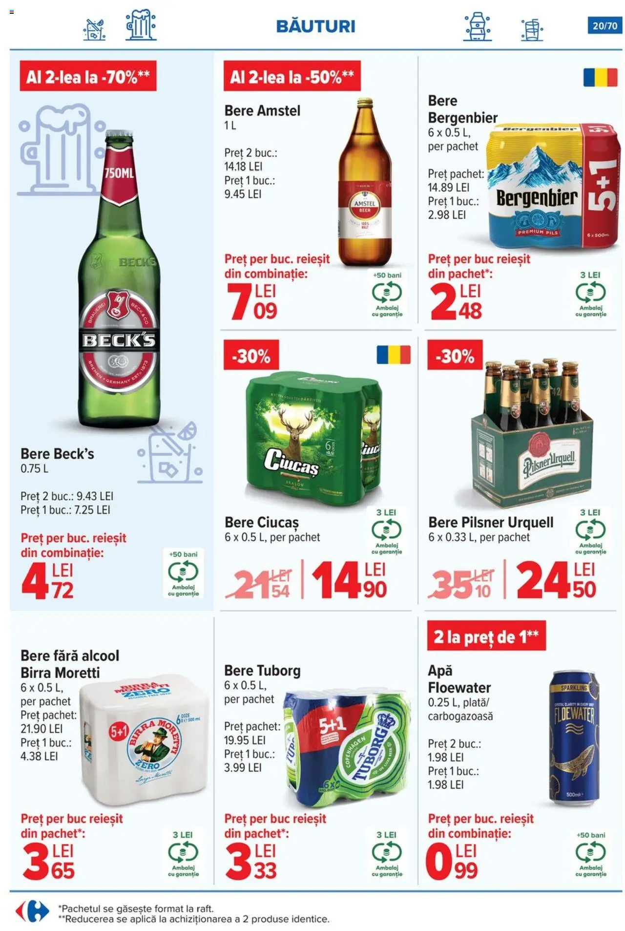 Catalog Carrefour 21 Mai - 3 Iunie 2025 | Pagina 20 | Produse: Bere, Plastik Kulübe