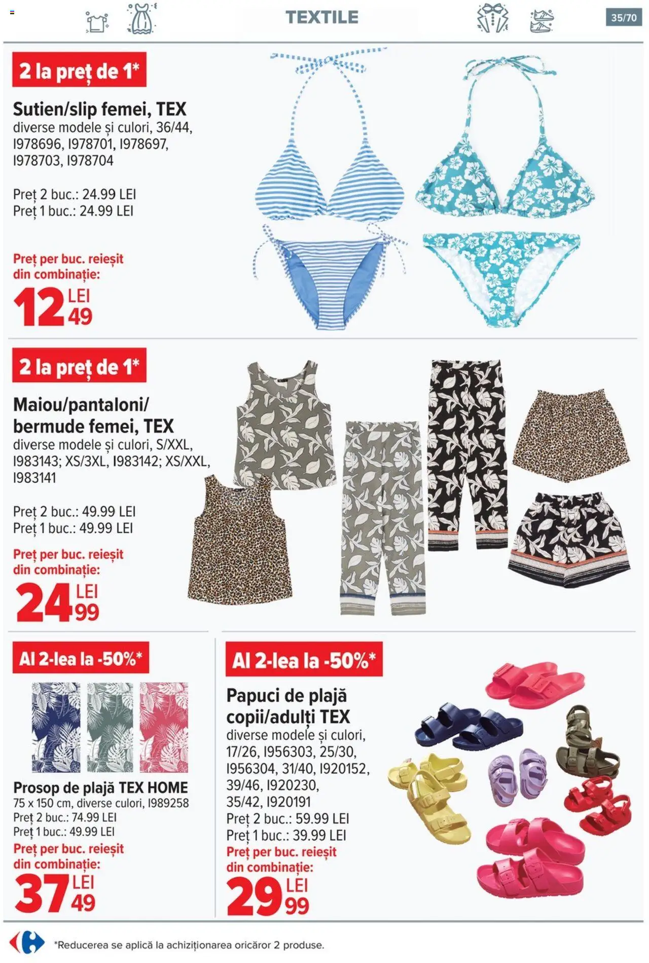 Catalog Carrefour 21 Mai - 3 Iunie 2025 | Pagina 35 | Produse: Papuci