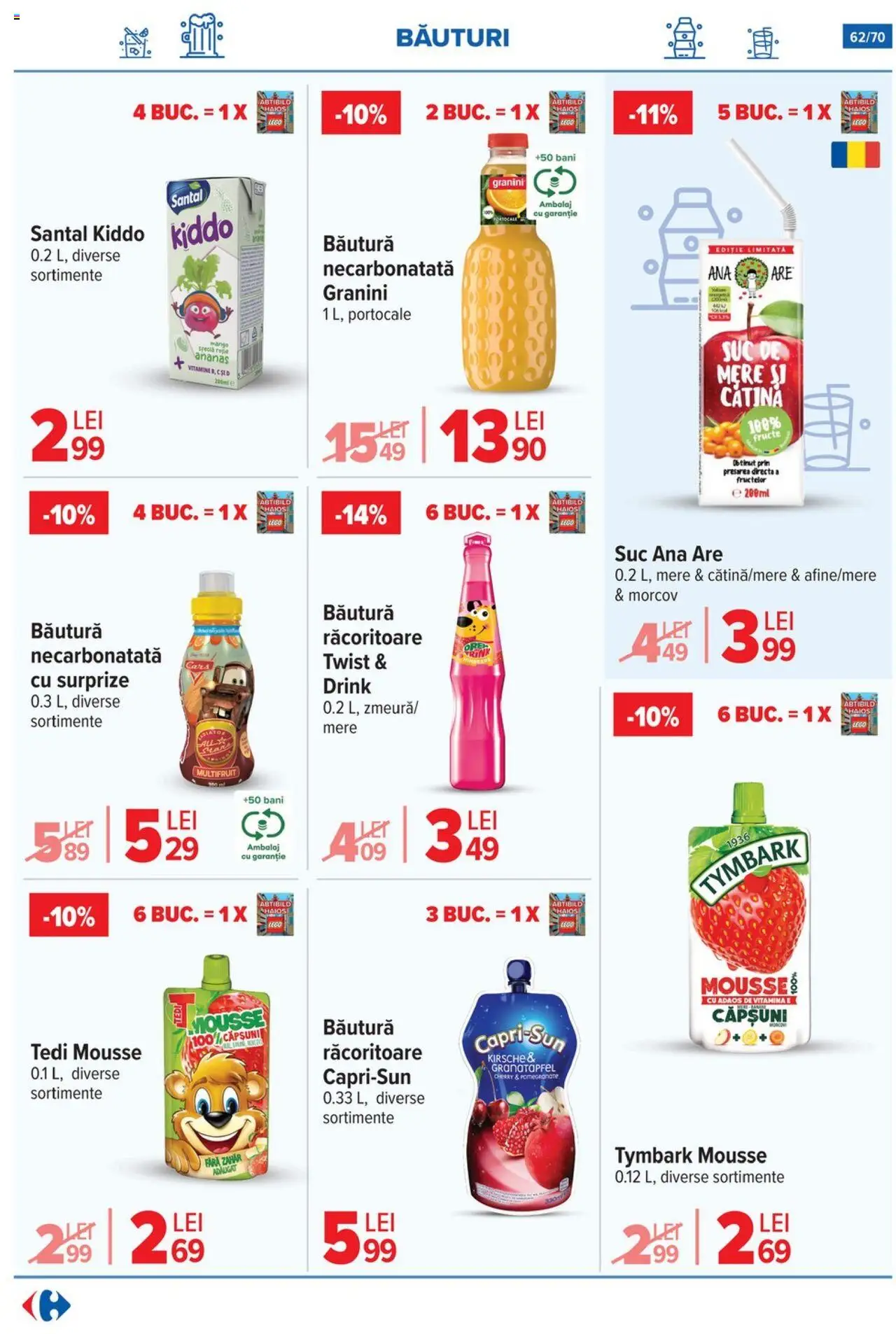 Catalog Carrefour 21 Mai - 3 Iunie 2025 | Pagina 62 | Produse: Suc, Mere, Portocale, Zahăr