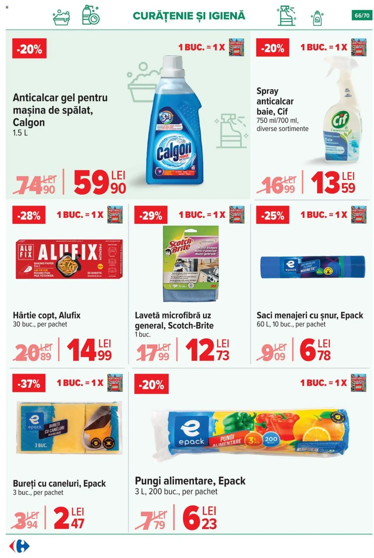 Catalog Carrefour 21 Mai - 3 Iunie 2025 | Pagina 66 | Produse: Saci menajeri