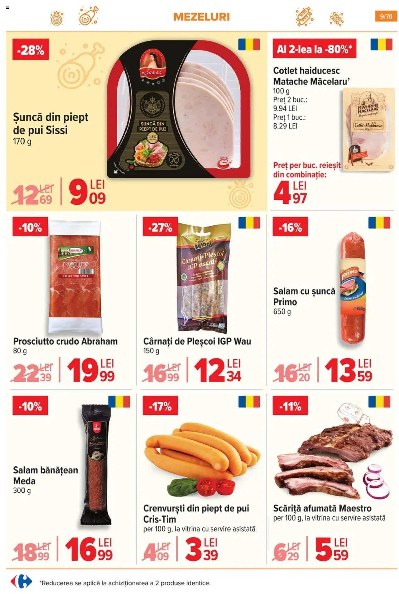 Catalog Carrefour 21 Mai - 3 Iunie 2025 | Pagina 9 | Produse: Hacıyatmaz Kedi Oyuncağı, Crenvurști, Salam, Cârnați