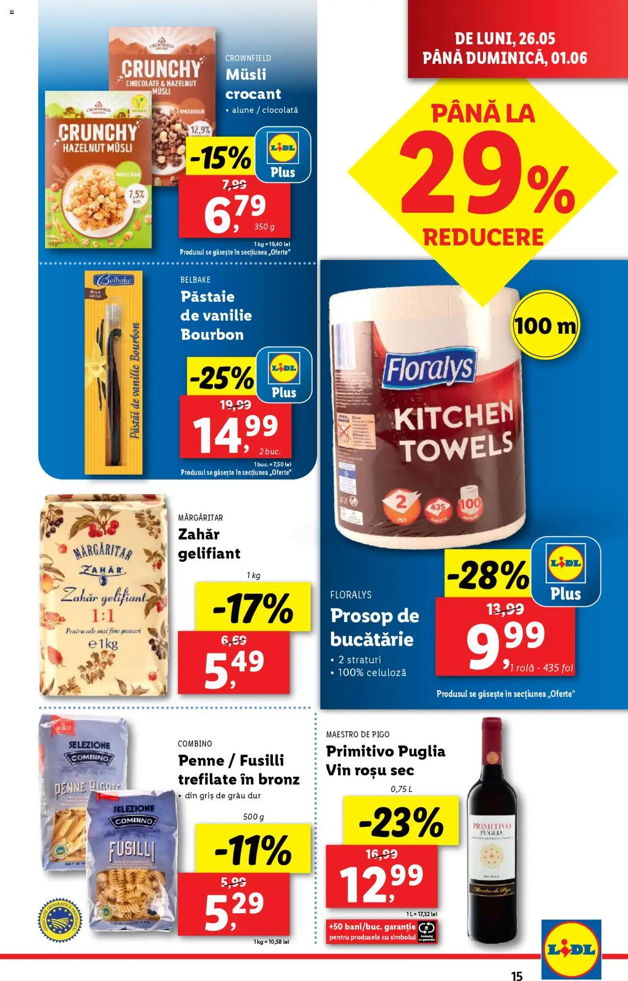 Catalog LIDL 26 Mai - 1 Iunie 2025 | Pagina 15 | Produse: Cam suyu, Alune, Ciocolată, Vin
