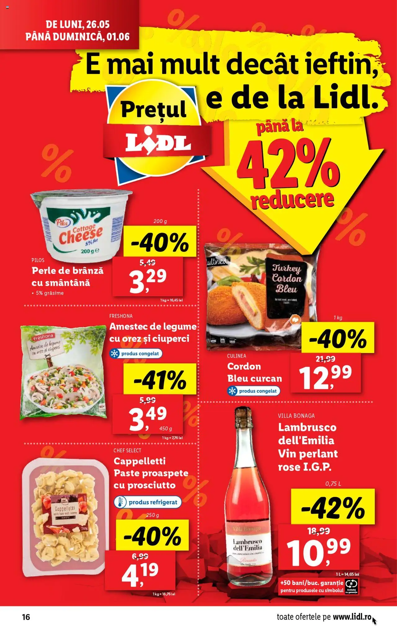 Catalog LIDL 26 Mai - 1 Iunie 2025 | Pagina 16 | Produse: Toplar, Vin, Orez, Paste