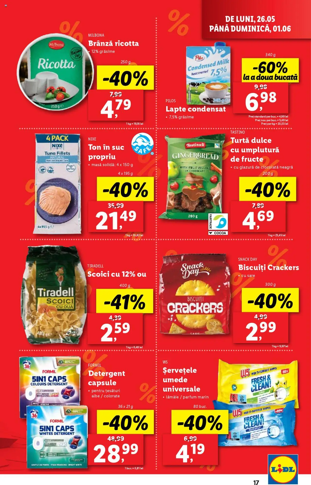Catalog LIDL 26 Mai - 1 Iunie 2025 | Pagina 17 | Produse: Toplar, Masă, Lapte, Turtă dulce