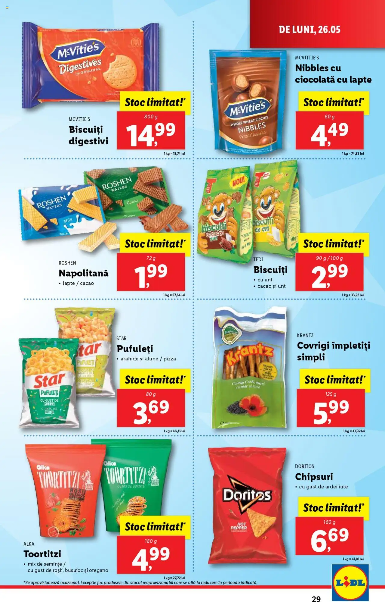 Catalog LIDL 26 Mai - 1 Iunie 2025 | Pagina 29 | Produse: Semințe, Pufuleți, Chipsuri, Biscuiți
