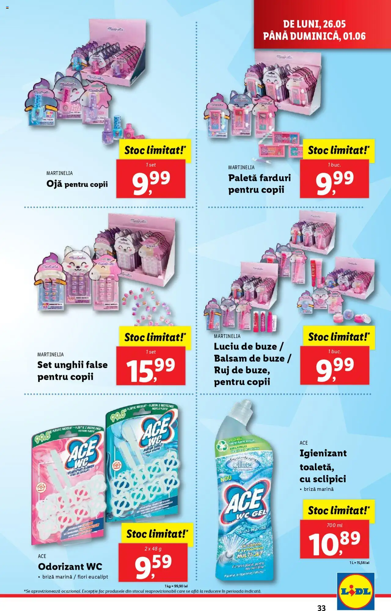 Catalog LIDL 26 Mai - 1 Iunie 2025 | Pagina 33 | Produse: Ruj, Luciu de buze, Balsam, Ojă