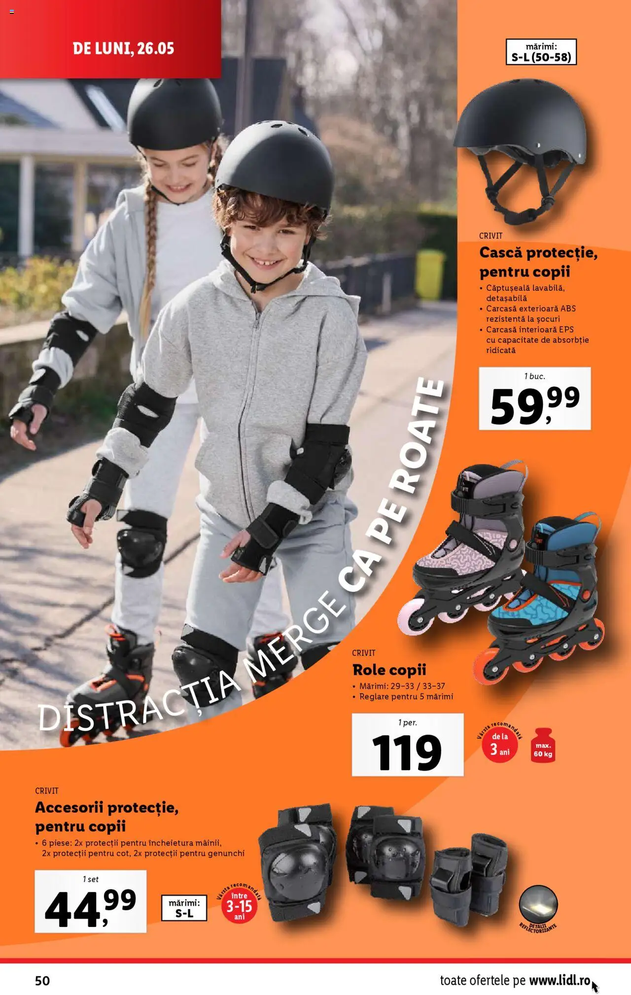 Catalog LIDL 26 Mai - 1 Iunie 2025 | Pagina 50 | Produse: Carcasă, Role