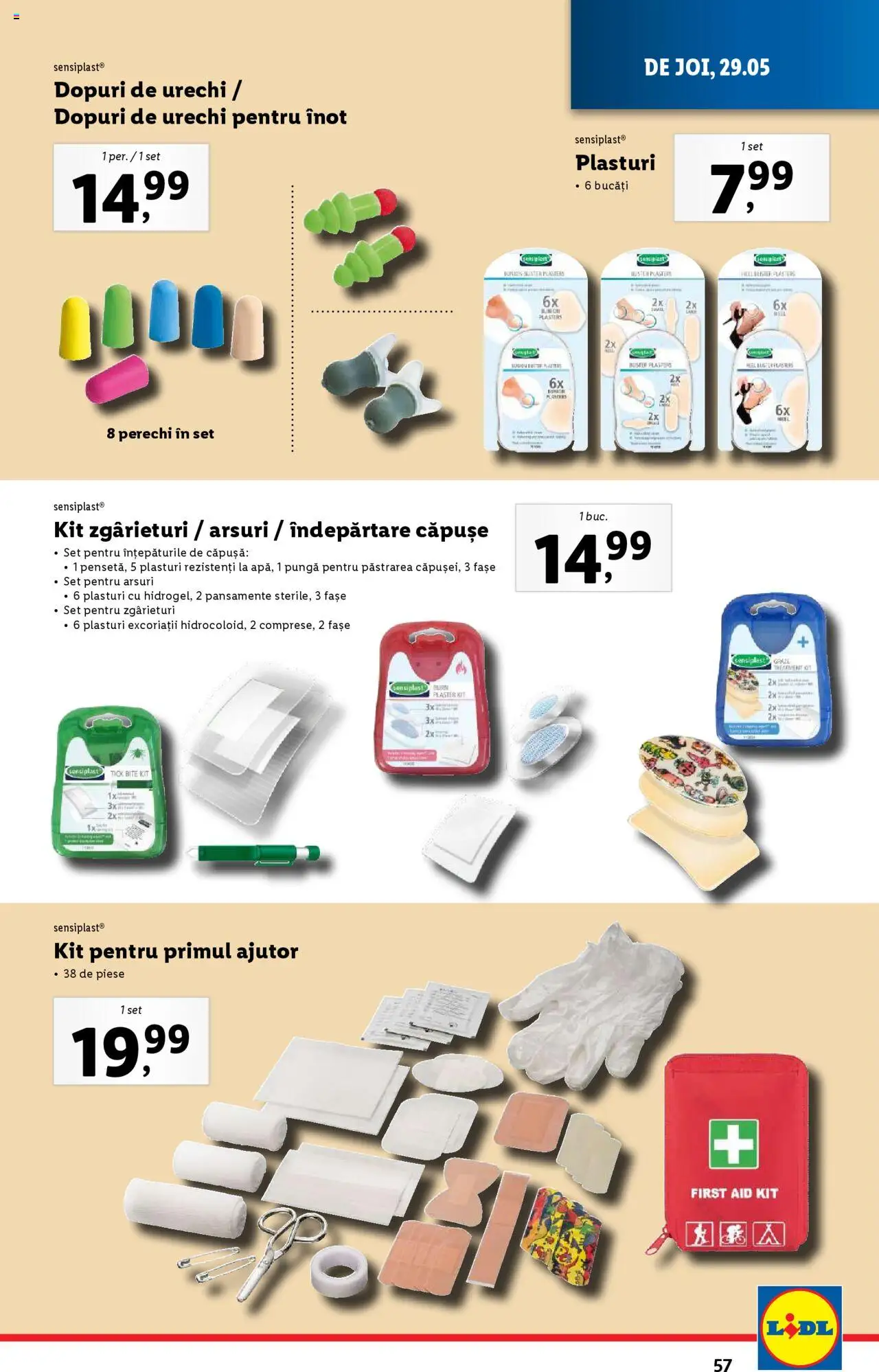 Catalog LIDL 26 Mai - 1 Iunie 2025 | Pagina 57 | Produse: Plasturi, Pungă