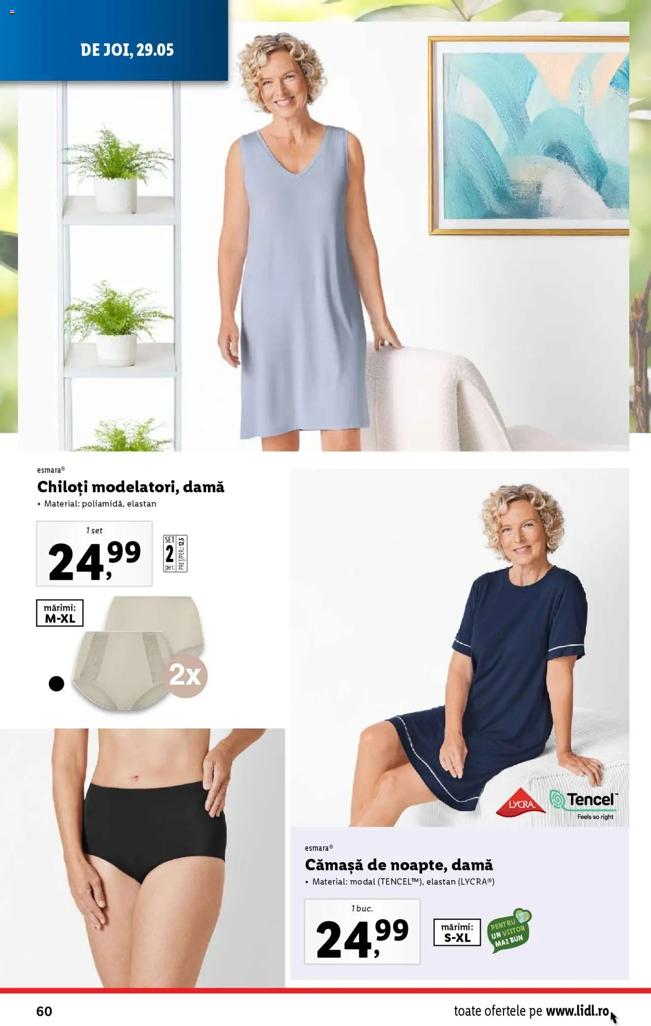 Catalog LIDL 26 Mai - 1 Iunie 2025 | Pagina 60 | Produse: Chiloți