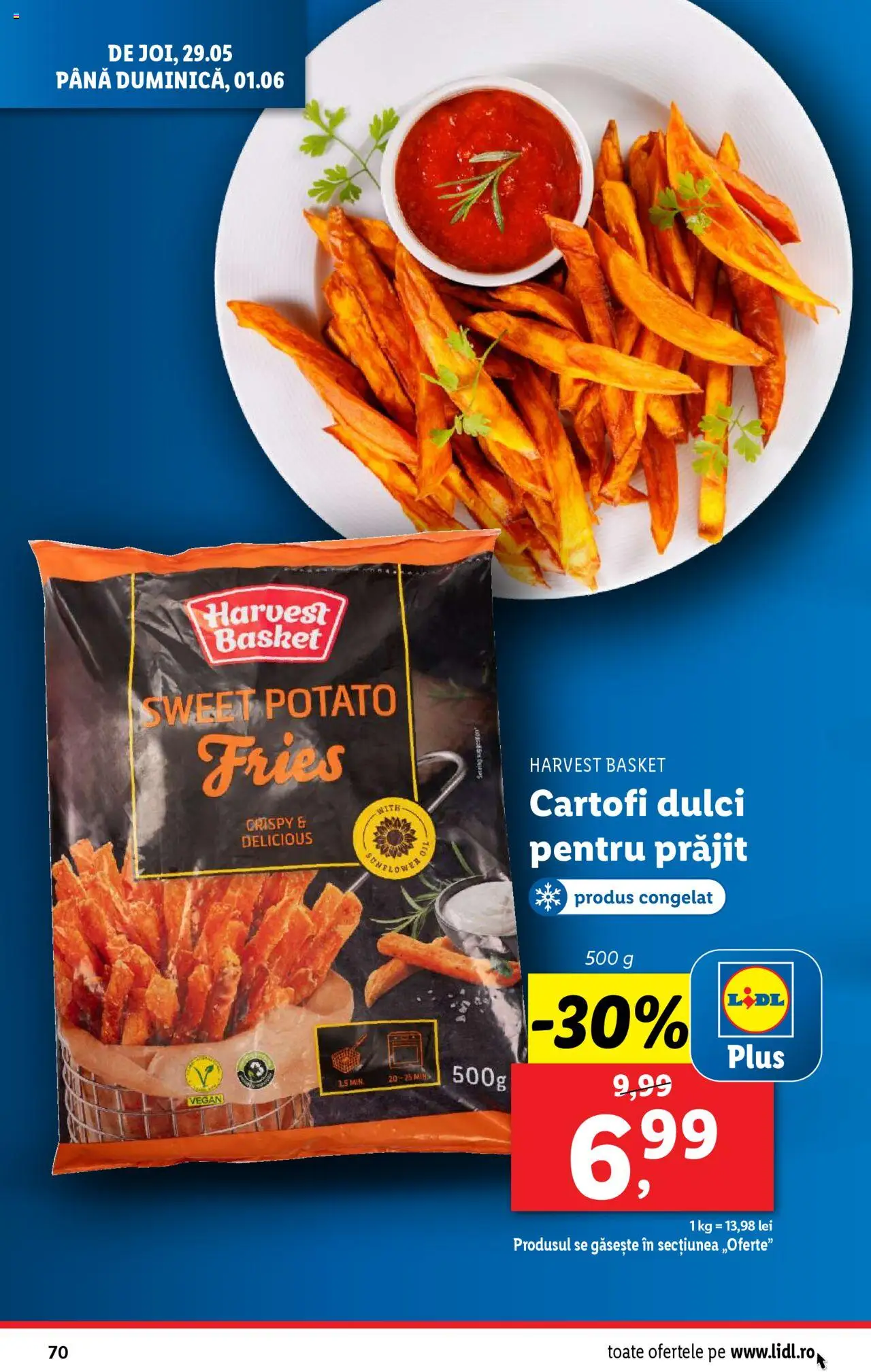 Catalog LIDL 26 Mai - 1 Iunie 2025 | Pagina 70 | Produse: Taneli organik hardal, Cartofi