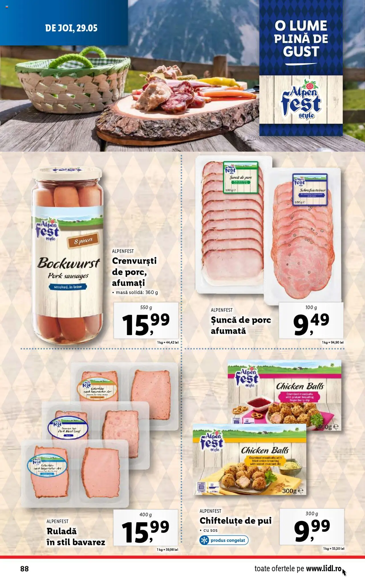 Catalog LIDL 26 Mai - 1 Iunie 2025 | Pagina 88 | Produse: Delgeç, Masă, Hacıyatmaz Kedi Oyuncağı, Șuncă