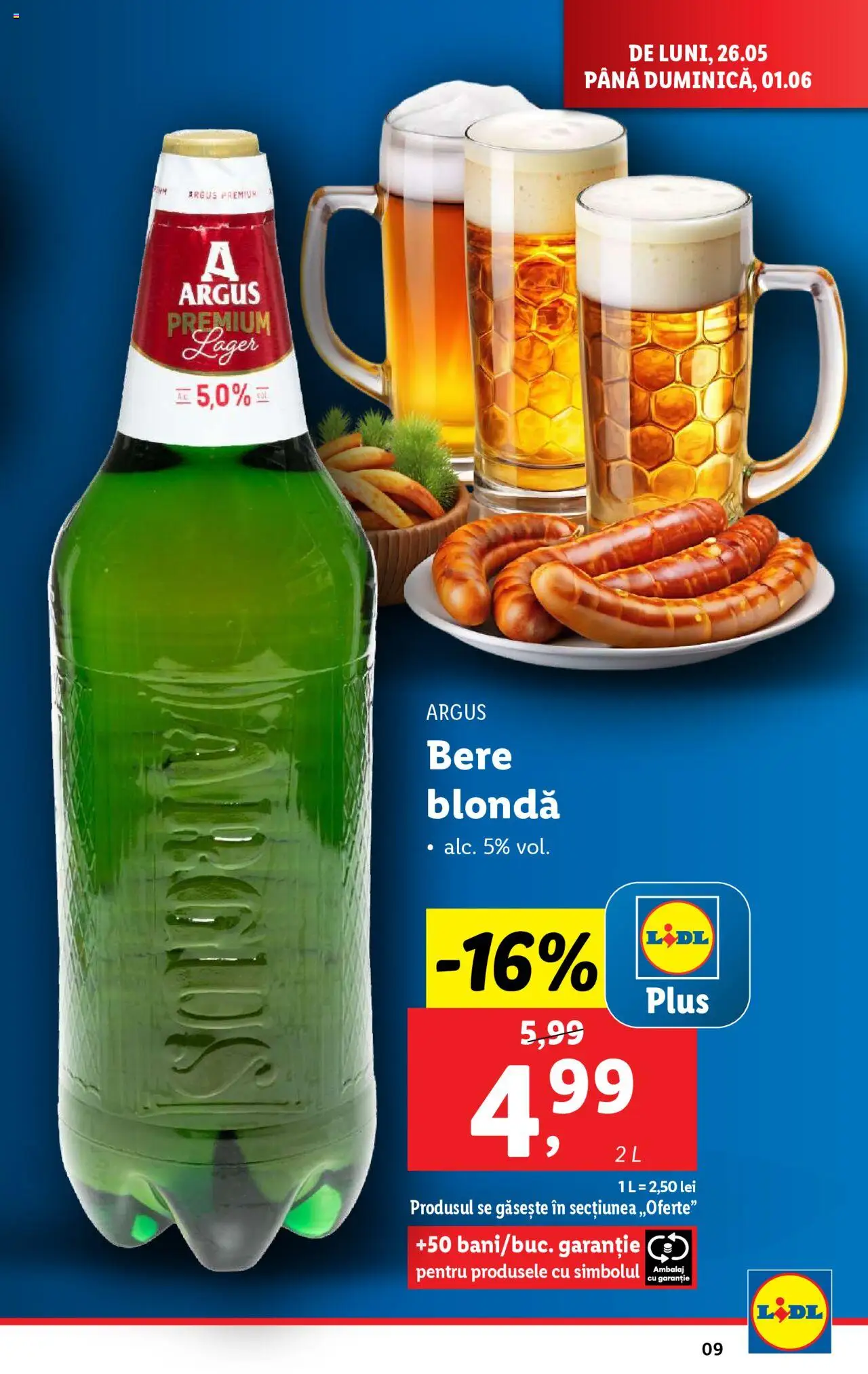 Catalog LIDL 26 Mai - 1 Iunie 2025 | Pagina 9 | Produse: Bere