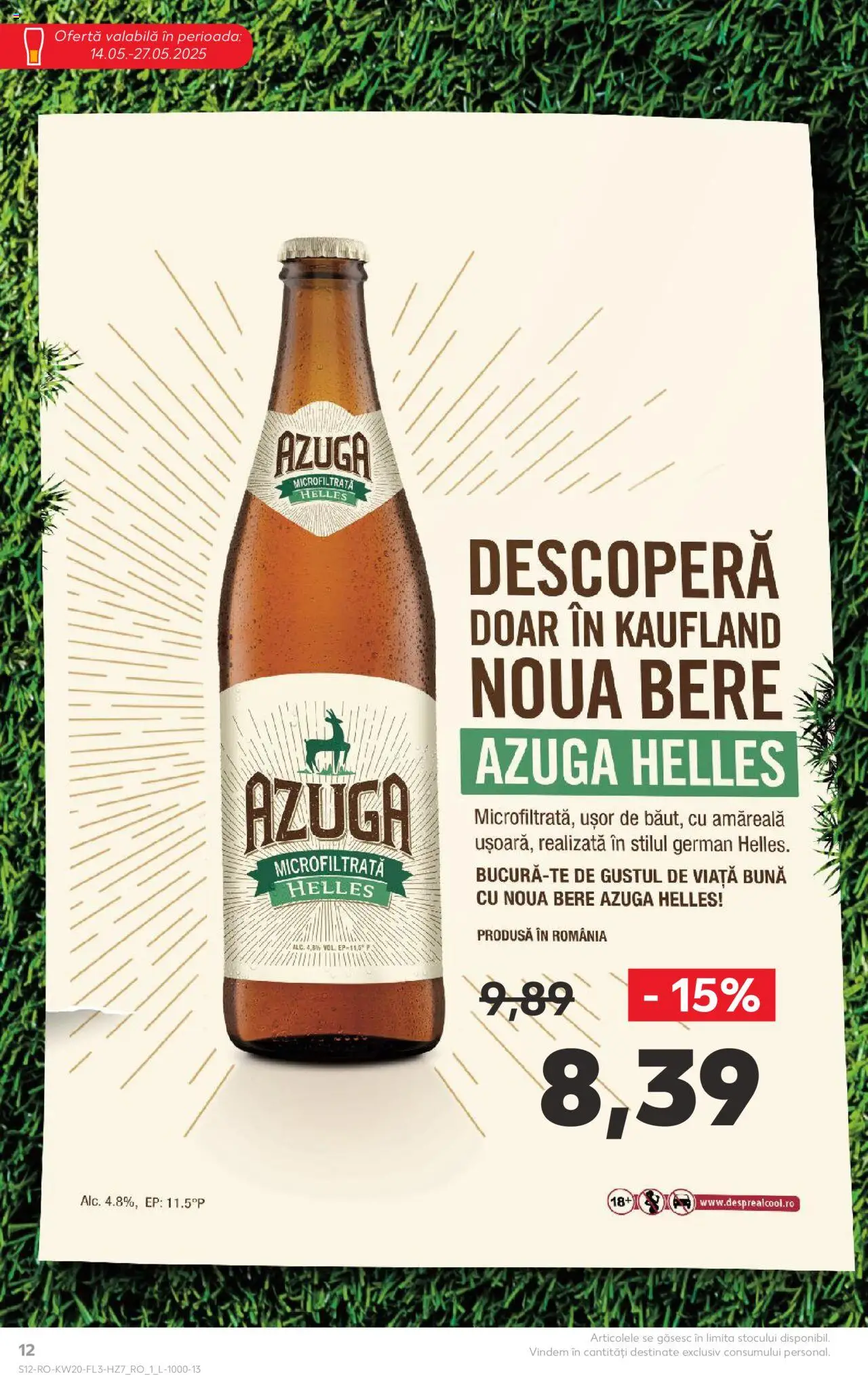 Catalog Kaufland 14 - 27 Mai 2025 | Pagina 12 | Produse: Bere