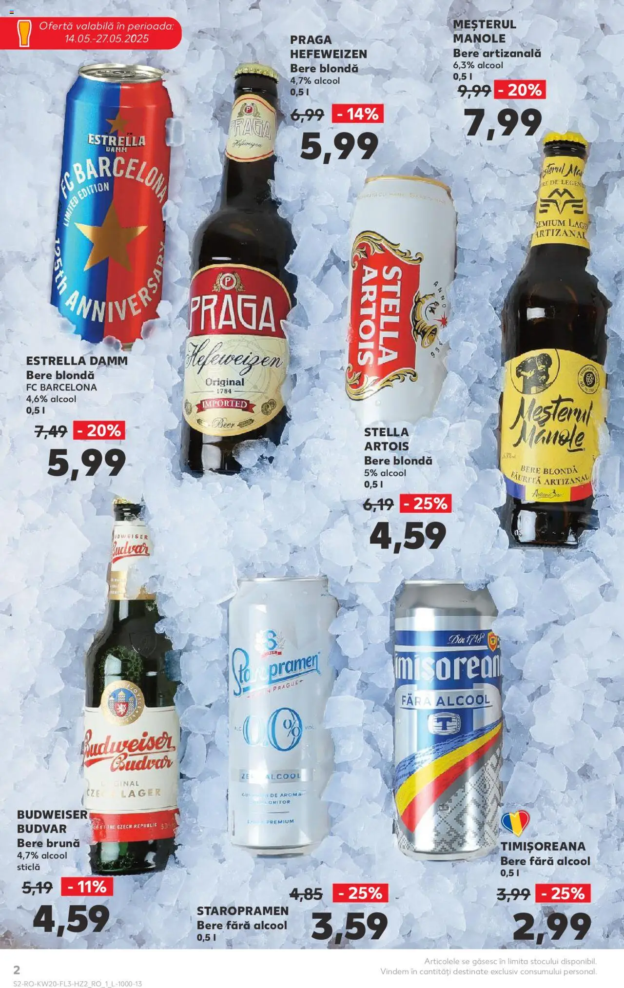 Catalog Kaufland 14 - 27 Mai 2025 | Pagina 2 | Produse: Bere