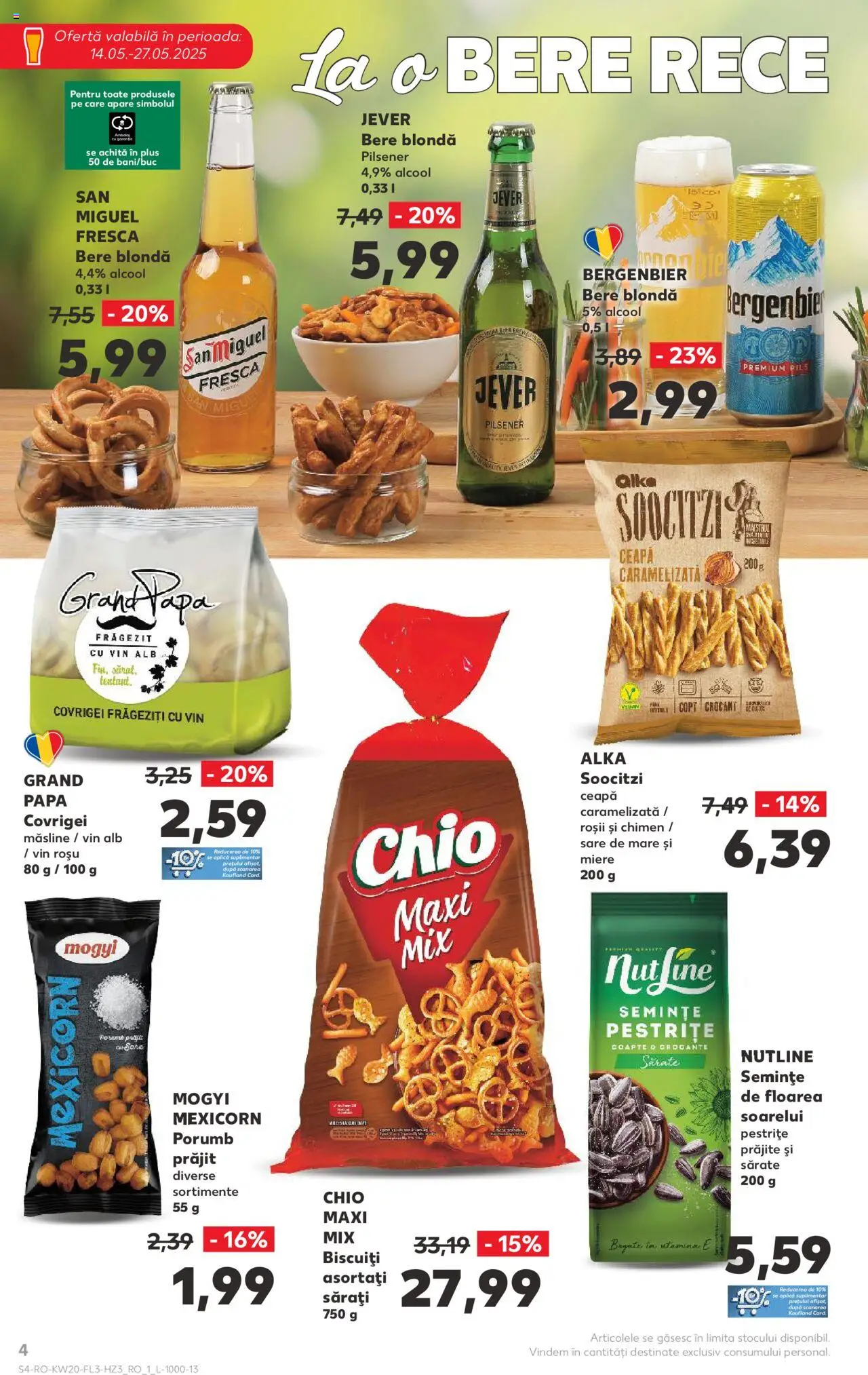 Catalog Kaufland 14 - 27 Mai 2025 | Pagina 4 | Produse: Semințe, Vin, Biscuiți, Porumb
