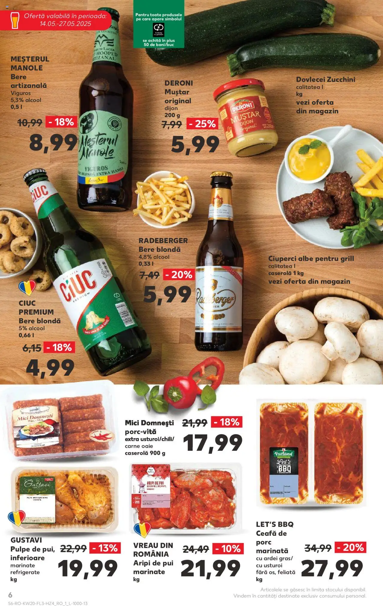 Catalog Kaufland 14 - 27 Mai 2025 | Pagina 6 | Produse: Grill, Hacıyatmaz Kedi Oyuncağı, Mici, Bere