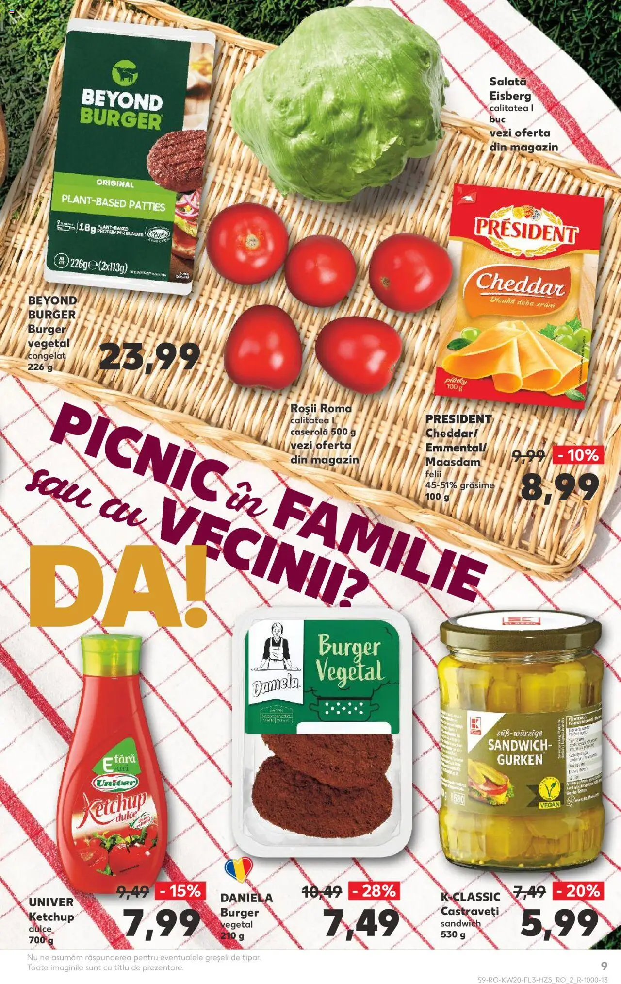 Catalog Kaufland 14 - 27 Mai 2025 | Pagina 9 | Produse: Ketchup, Castraveți, Burger, Salată
