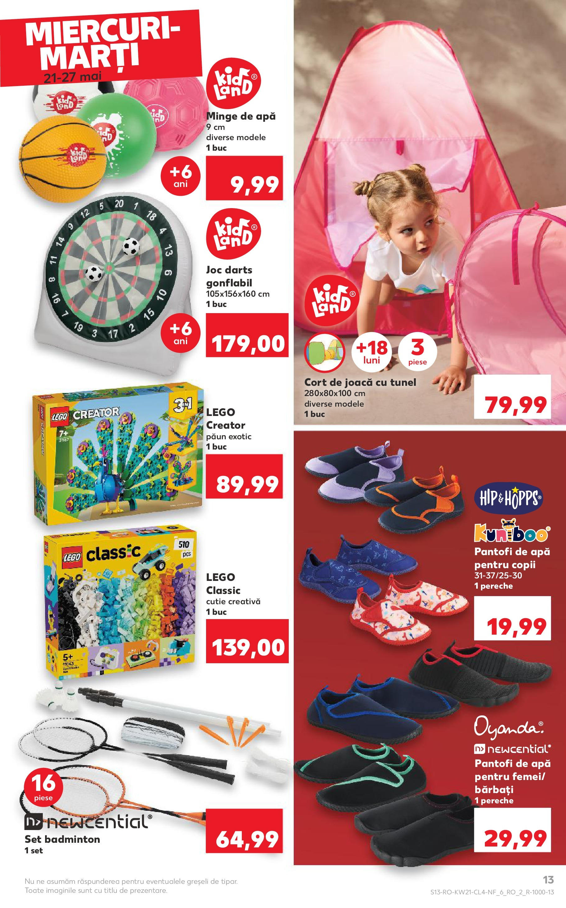 Catalog Kaufland 21 - 27 Mai 2025 | Pagina 13 | Produse: Joc, Pantofi, Cort, Cutie