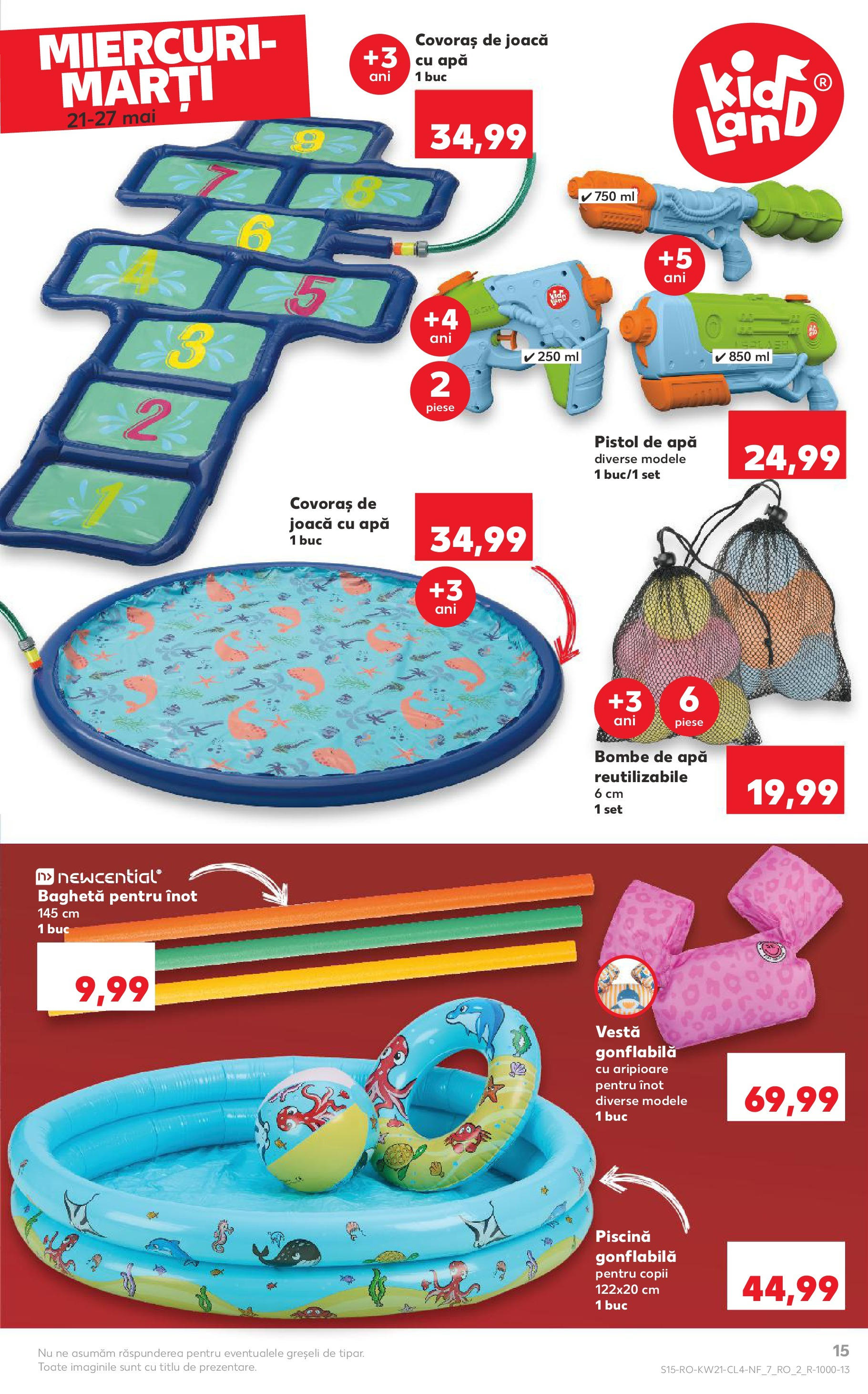 Catalog Kaufland 21 - 27 Mai 2025 | Pagina 15 | Produse: Piscină, Köpek Uzaklaştırıcılar, Vestă, Apă