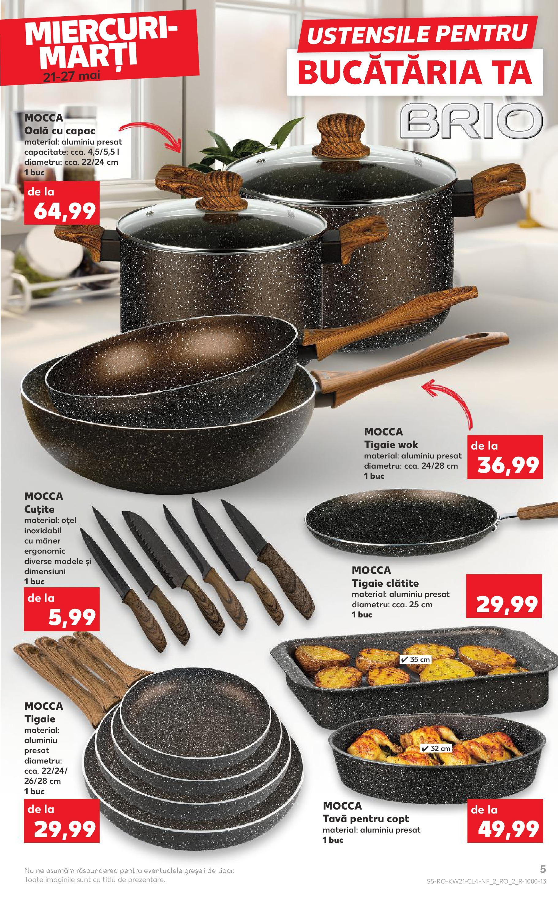Catalog Kaufland 21 - 27 Mai 2025 | Pagina 5 | Produse: Tigaie, Oală, Mâner, Clătite