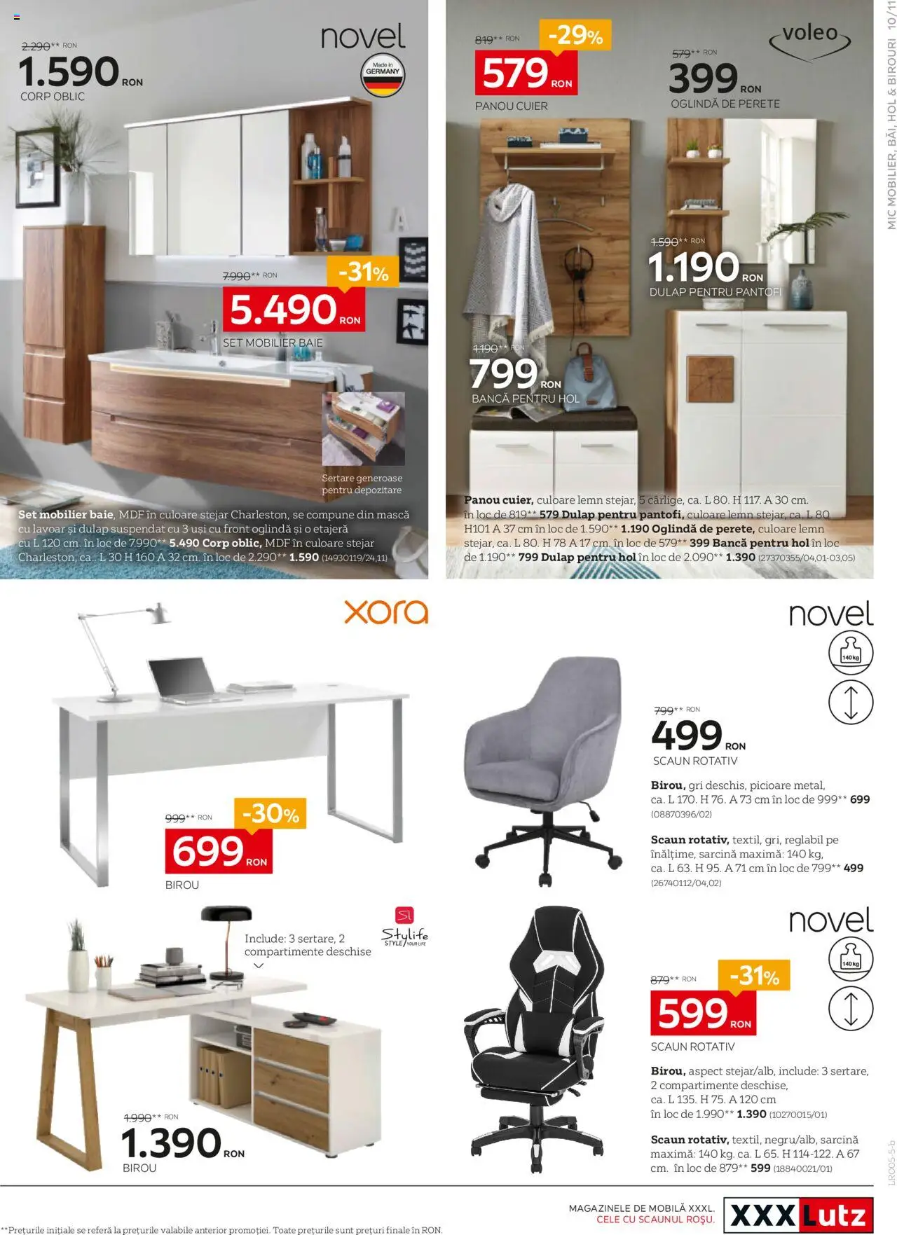 Catalog XXXLutz 19 Mai - 1 Iunie 2025 | Pagina 11 | Produse: Lavoar, Oglindă, Bancă, Etajeră