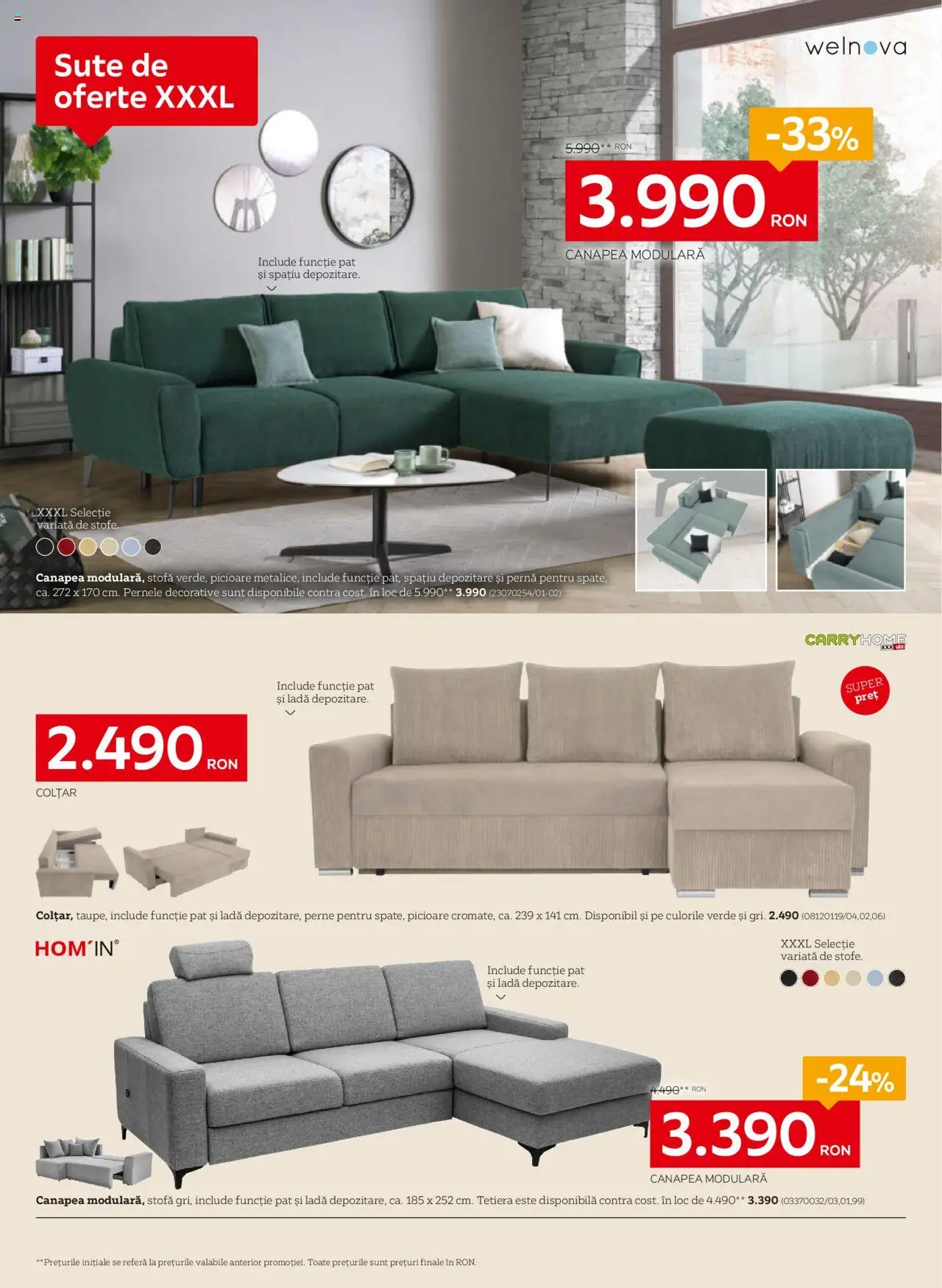 Catalog XXXLutz 19 Mai - 1 Iunie 2025 | Pagina 4 | Produse: Pat, Pernă, Canapea, Colțar
