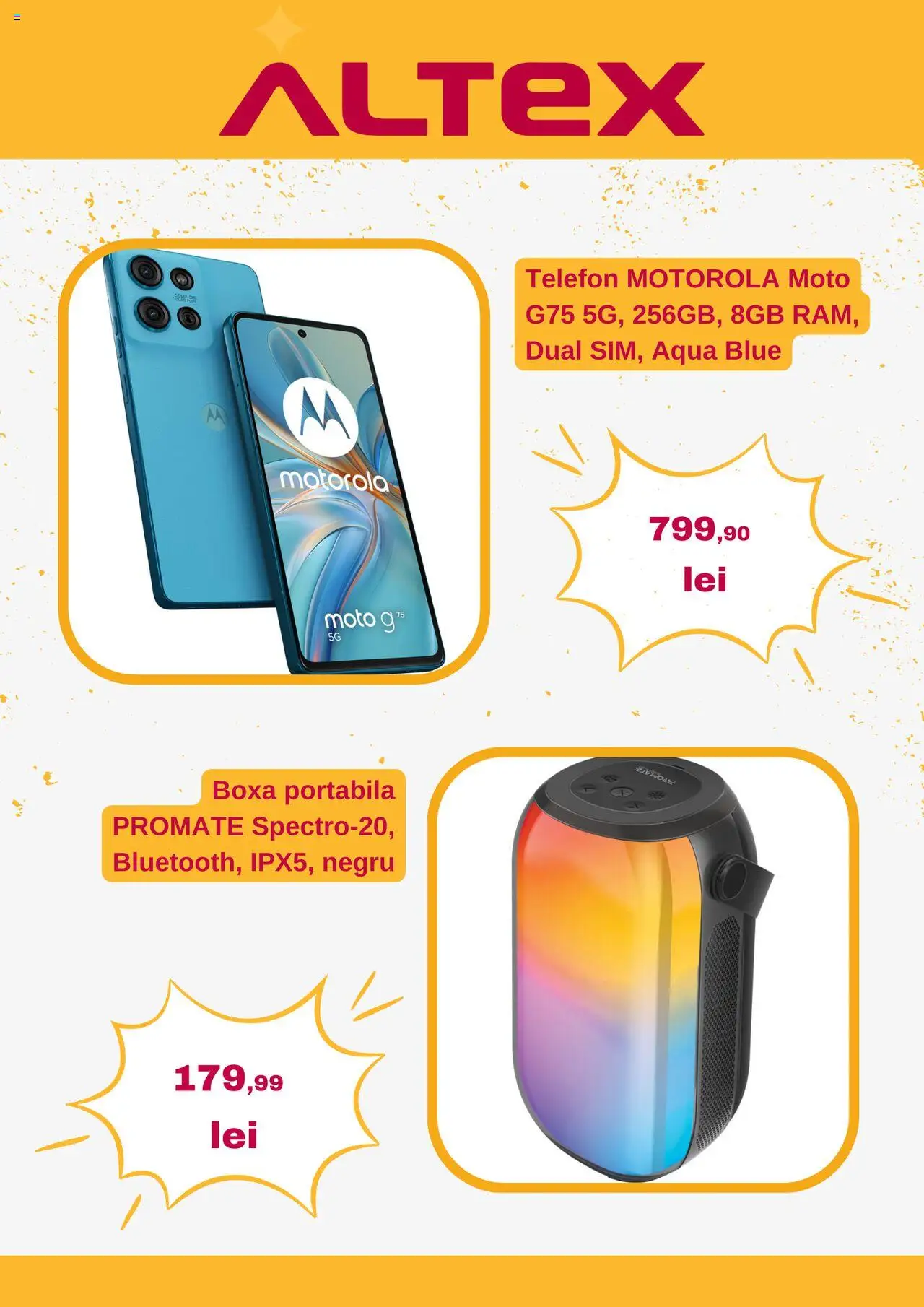 Catalog Altex 22 - 28 Mai 2025 | Pagina 2 | Produse: Telefon, Boxă portabilă