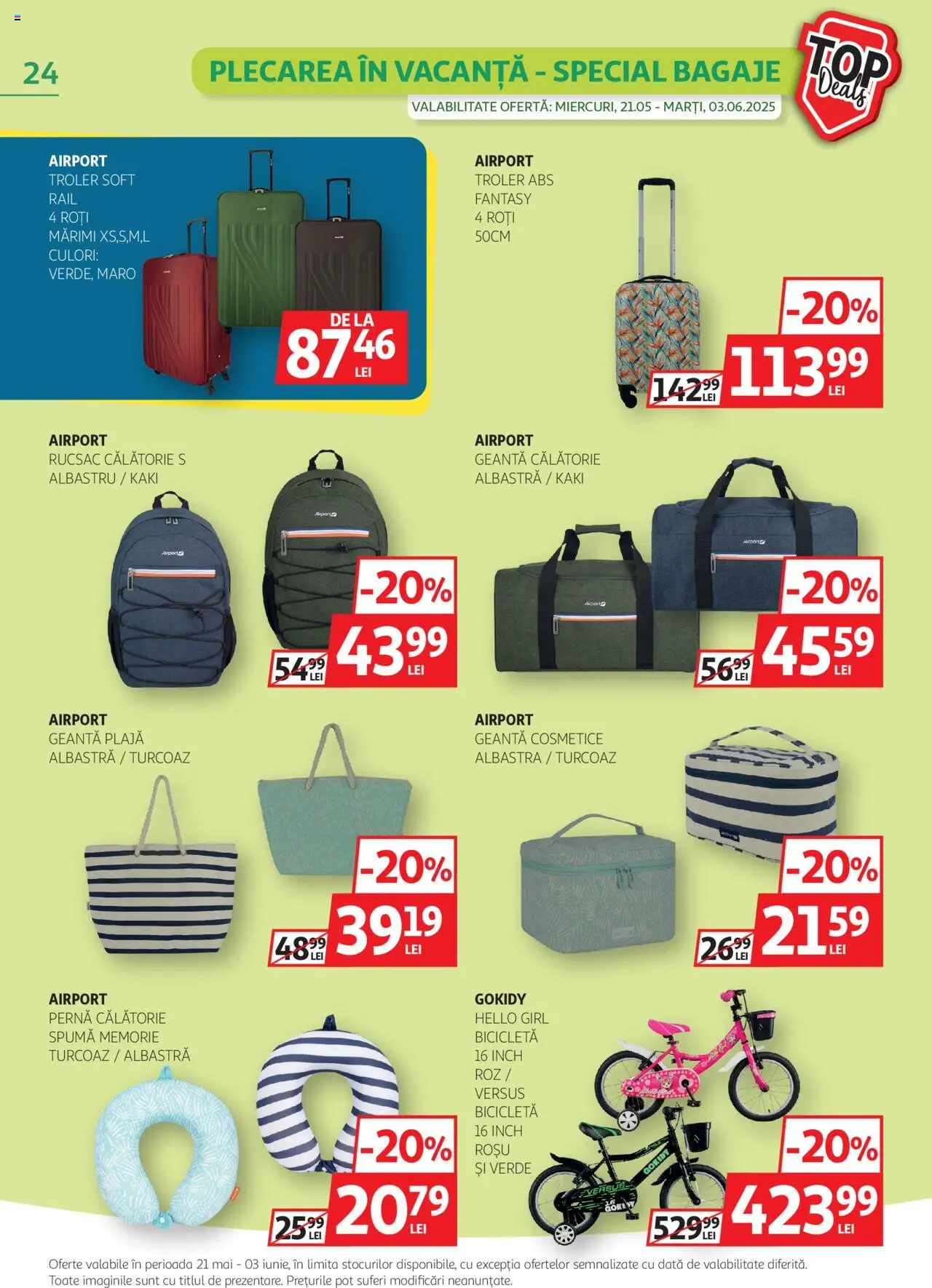 Catalog Auchan 21 Mai - 3 Iunie 2025 | Pagina 24 | Produse: Memorie, Geantă, Pernă, Rucsac