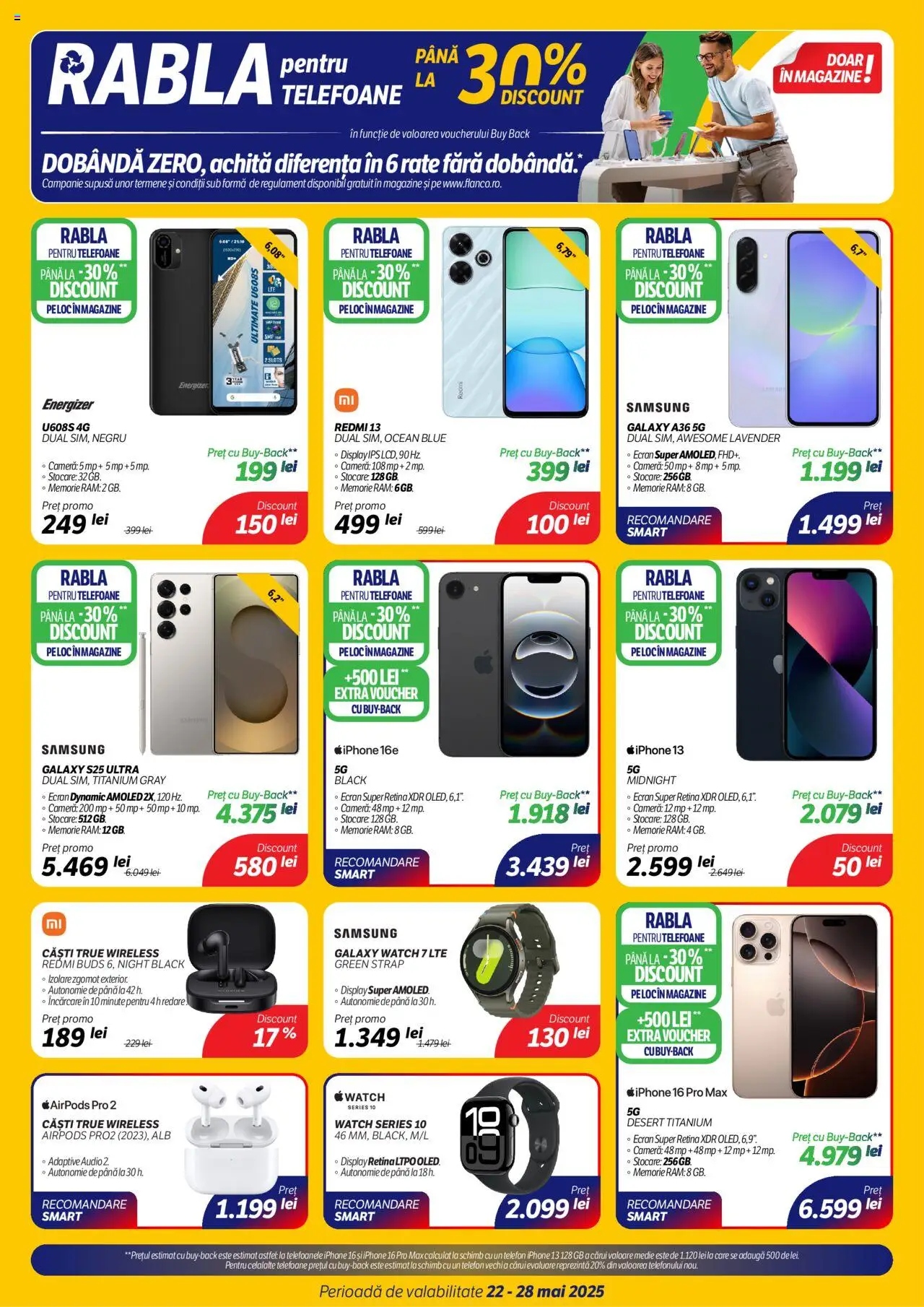Catalog Flanco 22 - 28 Mai 2025 | Pagina 2 | Produse: Telefon, Audio, Căști, Cameră