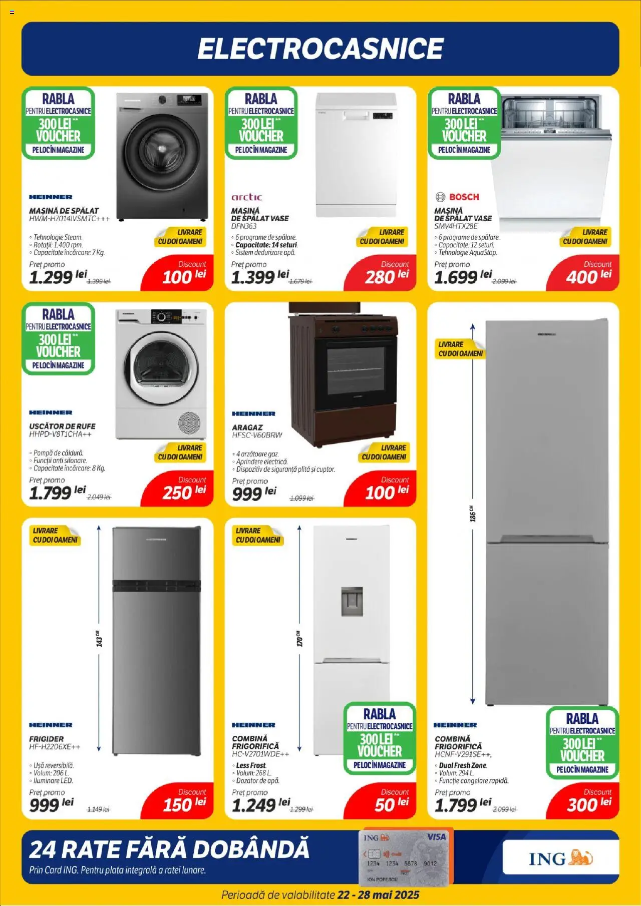 Catalog Flanco 22 - 28 Mai 2025 | Pagina 7 | Produse: Uscător, Plită, Aragaz, Ușă