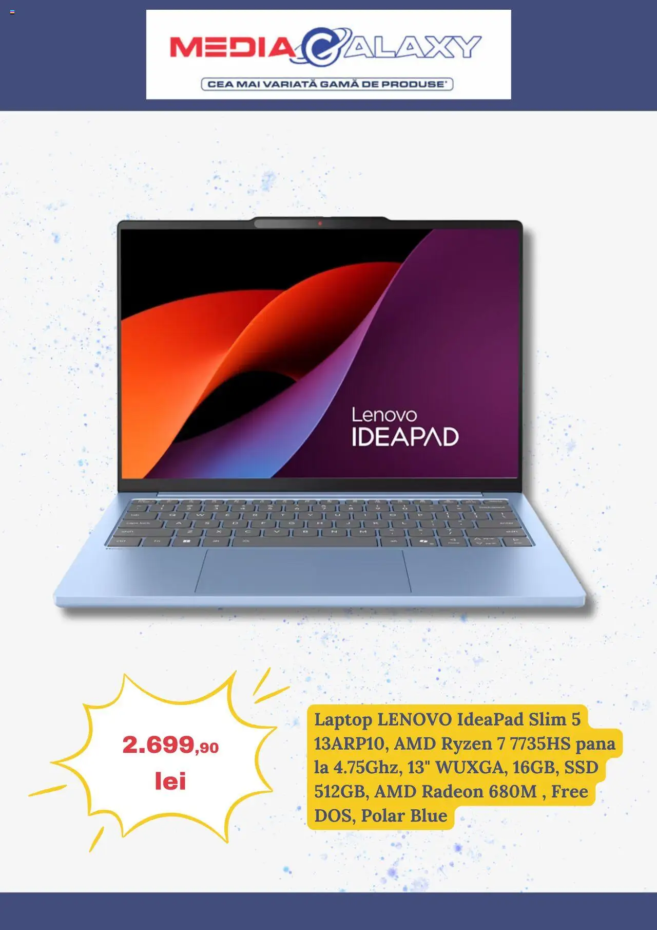 Catalog Media Galaxy 22 - 28 Mai 2025 | Pagina 3 | Produse: Laptop