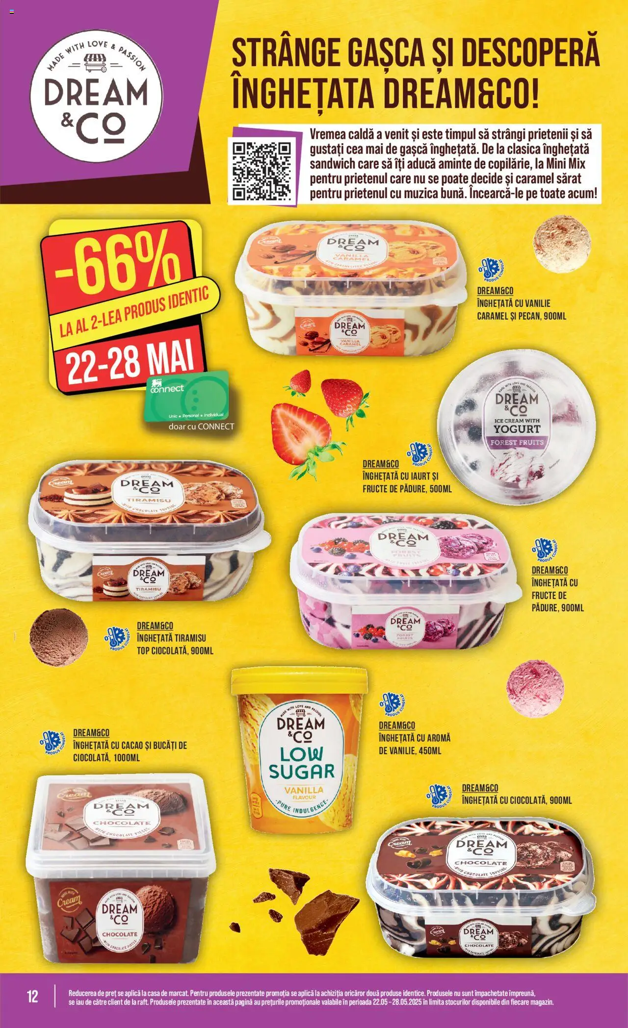 Catalog Mega Image 22 - 28 Mai 2025 | Pagina 12 | Produse: Top, Iaurt, Tiramisu, Înghețată
