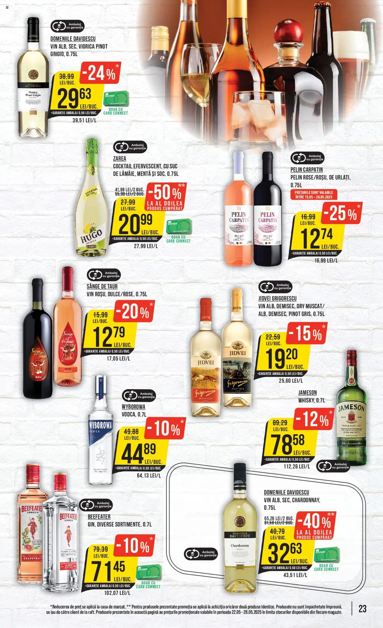 Catalog Mega Image 22 - 28 Mai 2025 | Pagina 23 | Produse: Suc, Vin, Cocktail, Whiskey