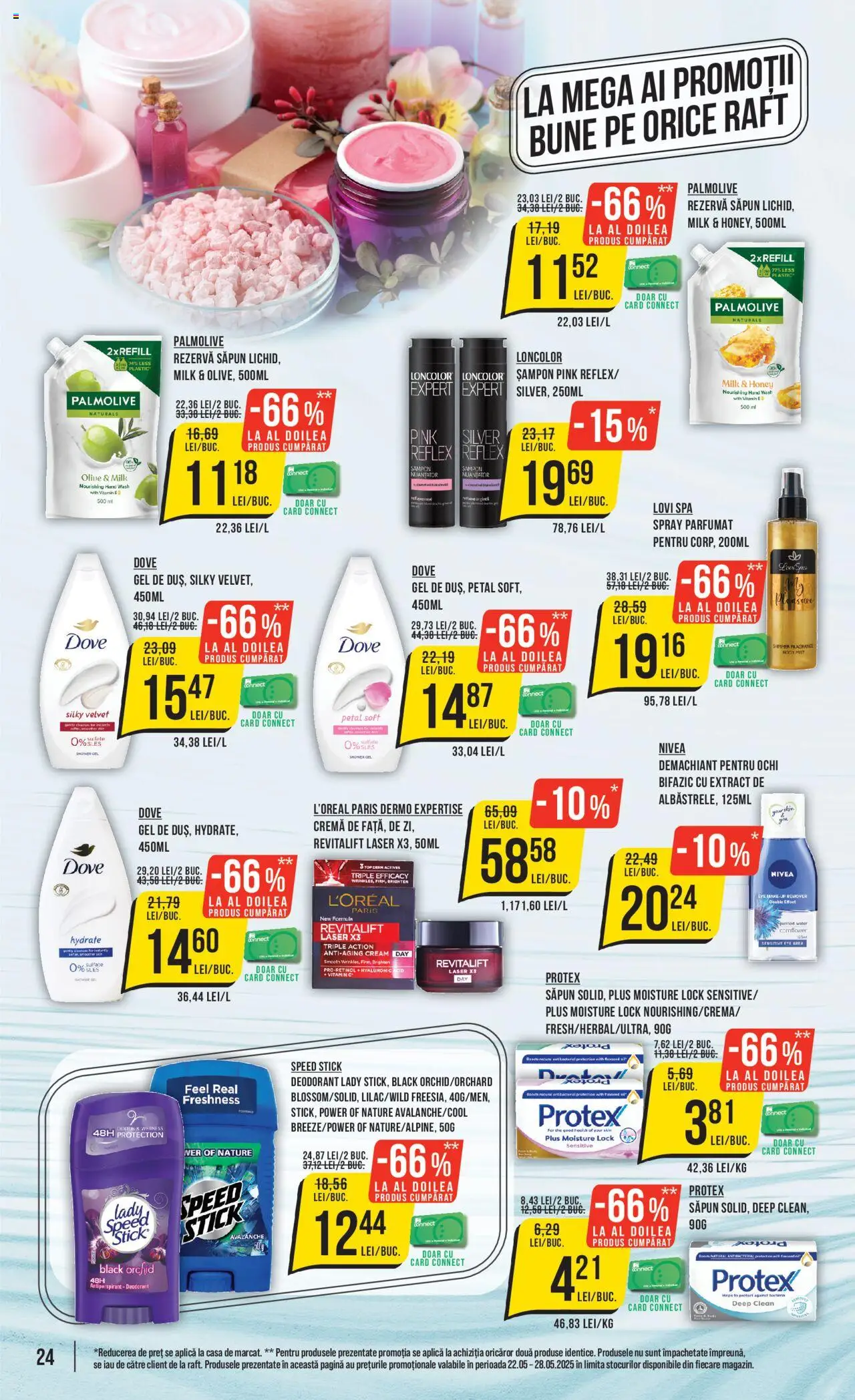Catalog Mega Image 22 - 28 Mai 2025 | Pagina 24 | Produse: Pomelo, Demachiant, Raft, Deodorant