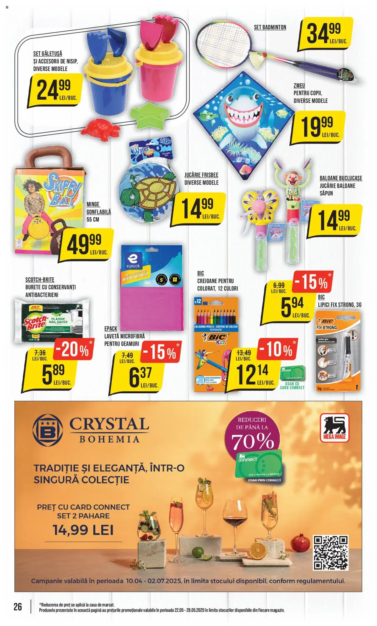 Catalog Mega Image 22 - 28 Mai 2025 | Pagina 26 | Produse: Pahare, Burete, Săpun