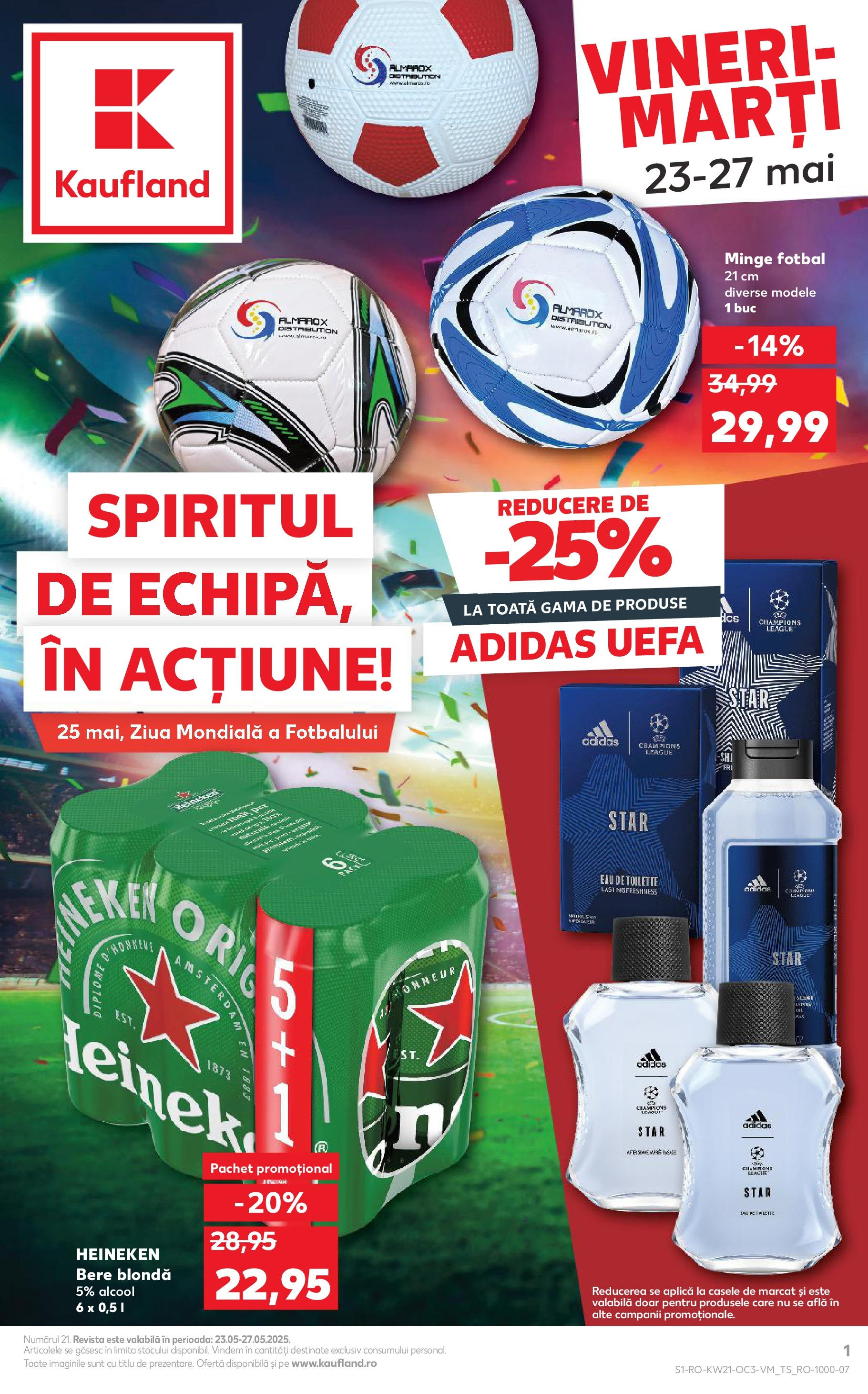 Catalog Kaufland 23 - 27 Mai 2025 | Pagina 1 | Produse: Bere