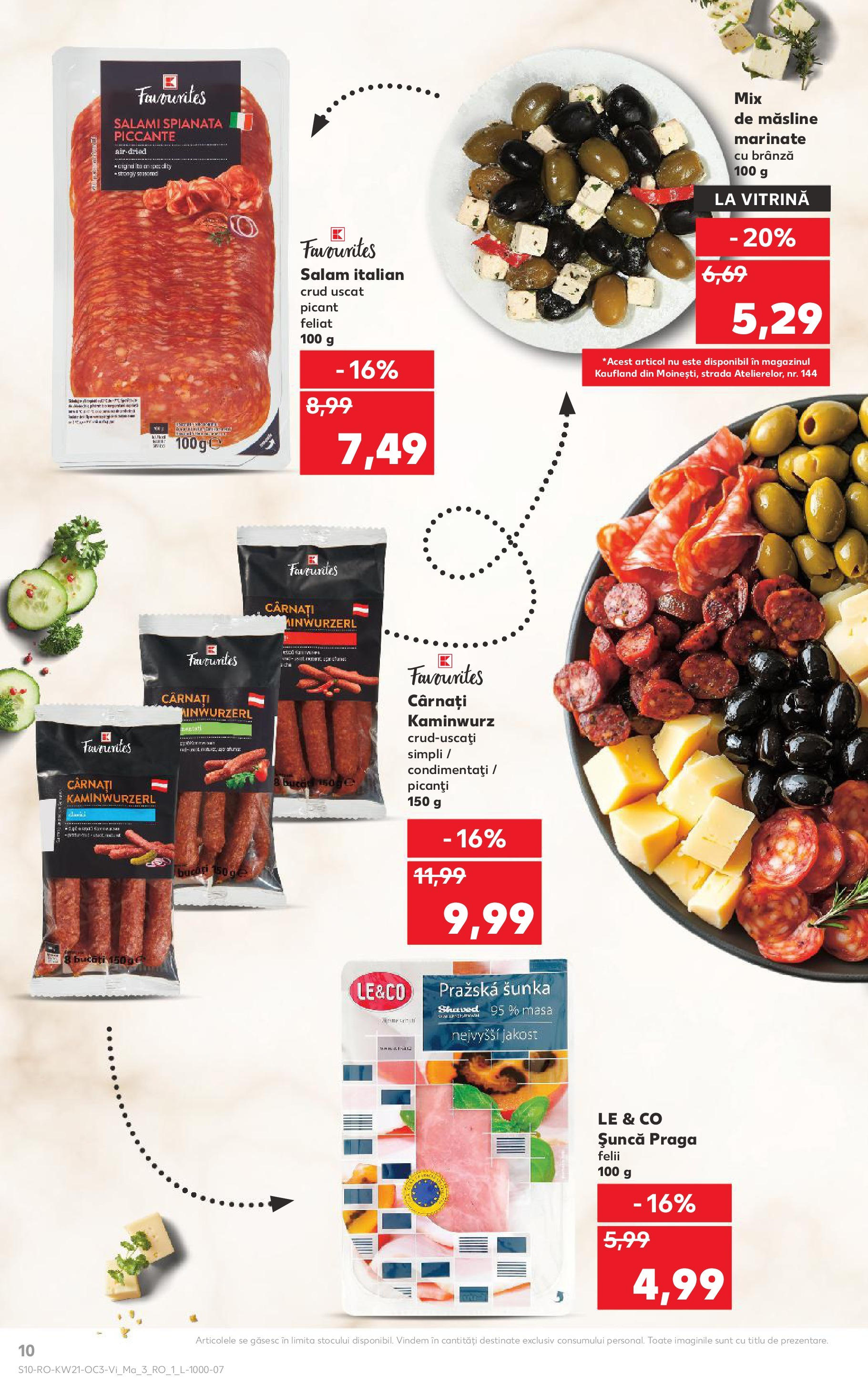 Catalog Kaufland 23 - 27 Mai 2025 | Pagina 10 | Produse: Vitrină, Salam, Șuncă, Cârnați
