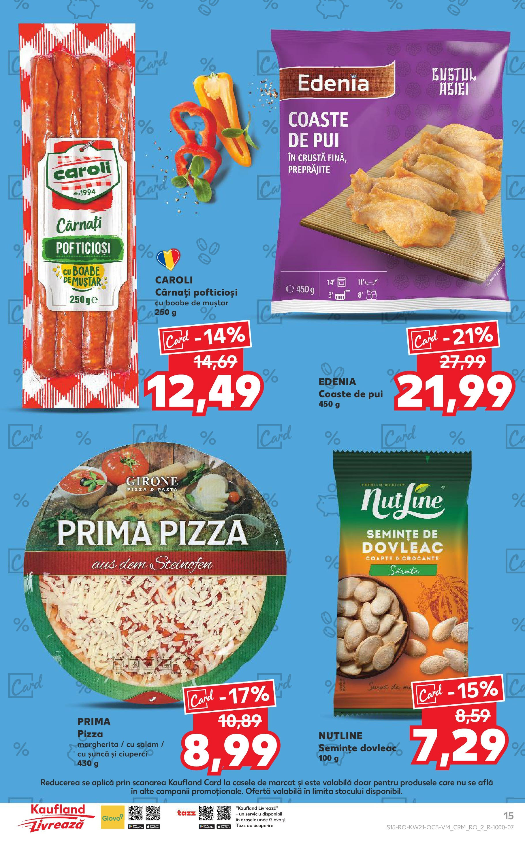 Catalog Kaufland 23 - 27 Mai 2025 | Pagina 15 | Produse: Dovleac, Ciuperci, Șuncă, Cârnați