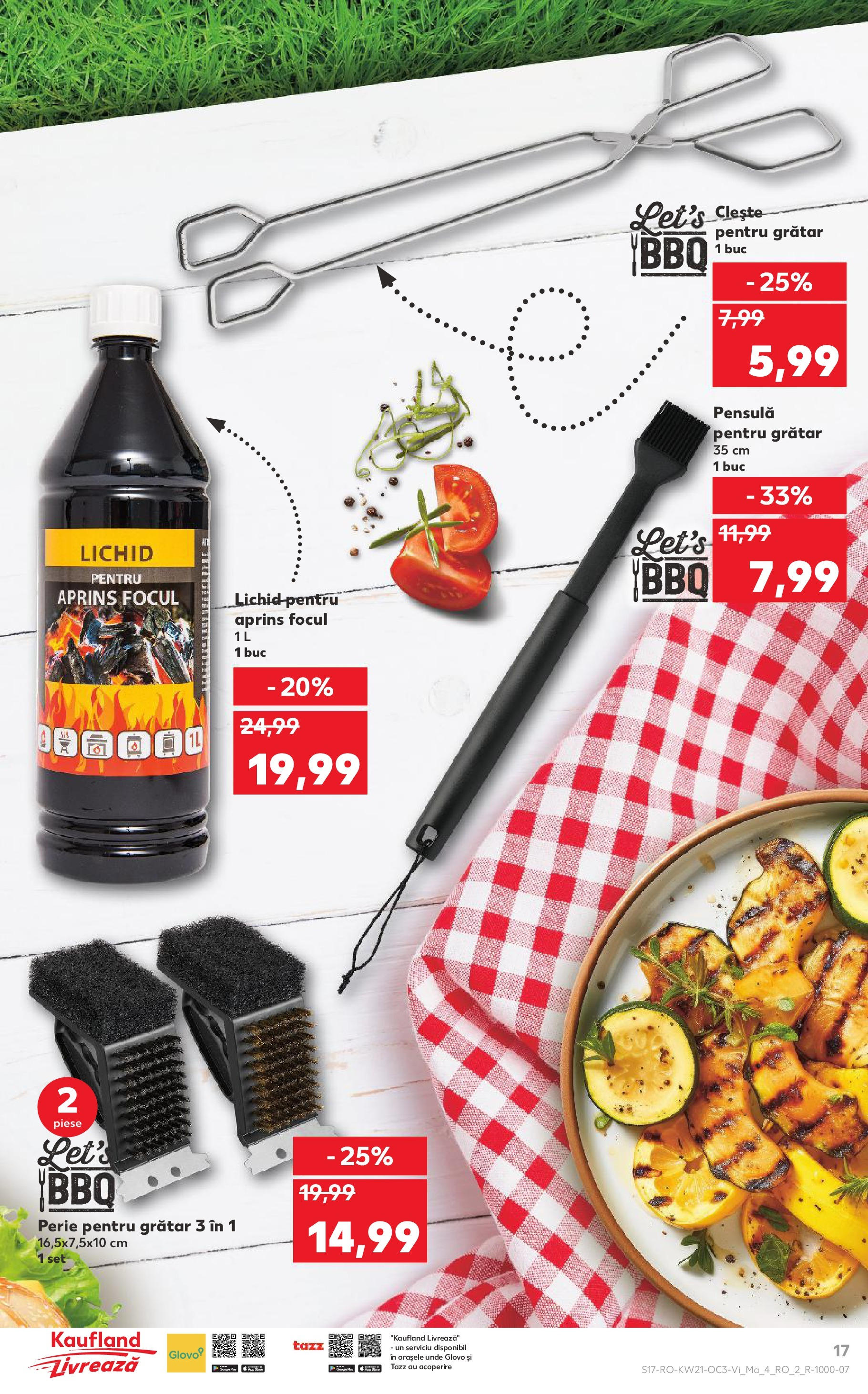 Catalog Kaufland 23 - 27 Mai 2025 | Pagina 17 | Produse: Clește, Grătar, Perie