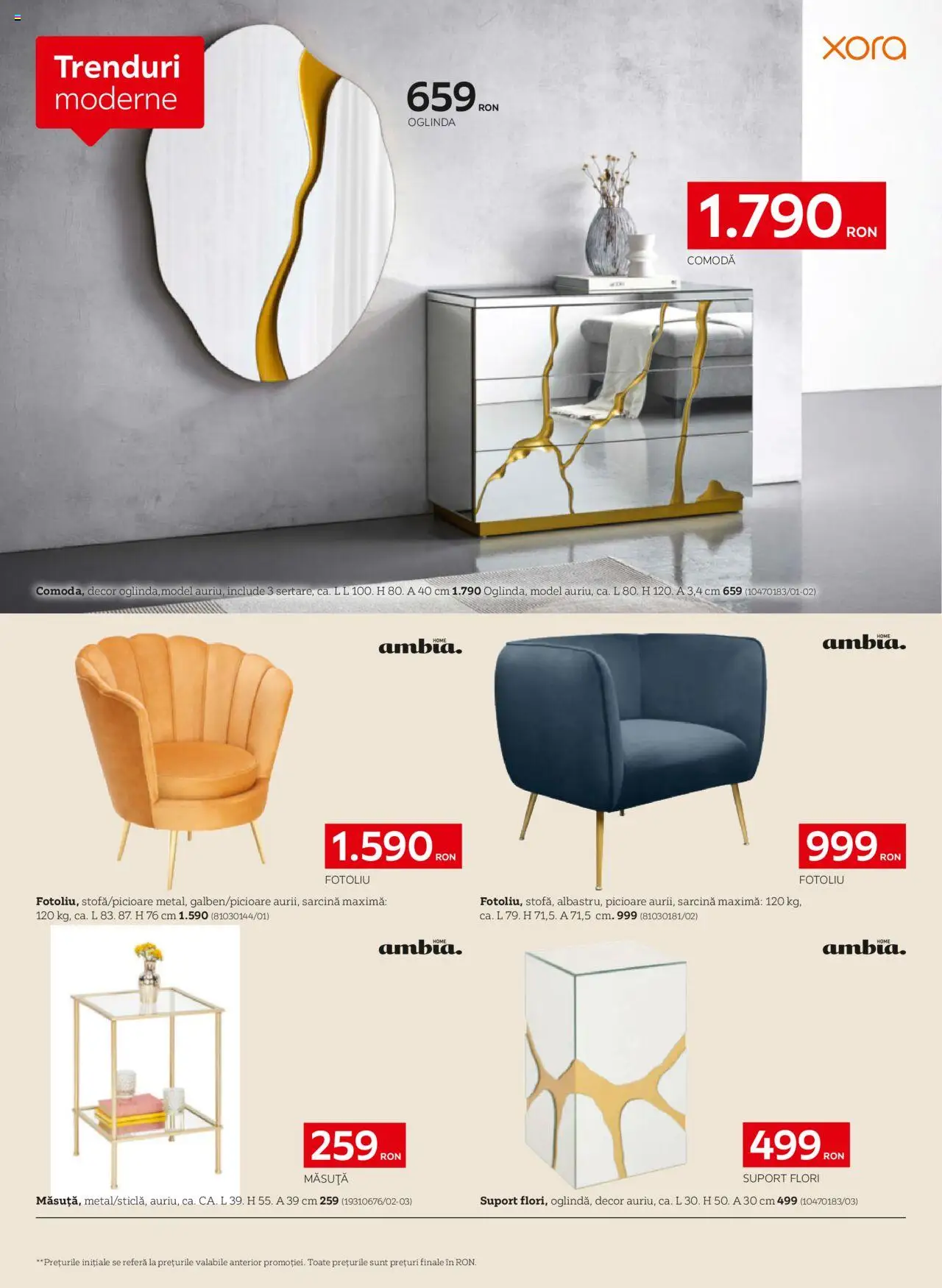 Catalog XXXLutz 5 Mai - 31 Decembrie 2025 | Pagina 10 | Produse: Fotoliu, Comodă, Oglindă