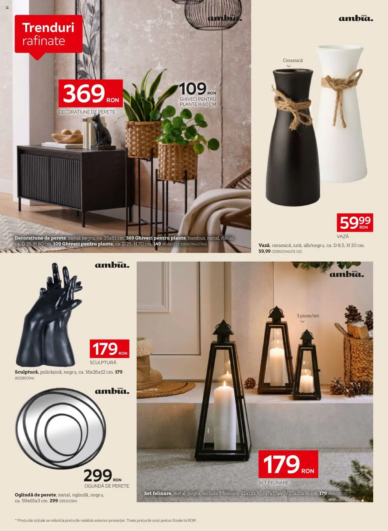 Catalog XXXLutz 5 Mai - 31 Decembrie 2025 | Pagina 14 | Produse: Oglindă, Ghiveci, Vază