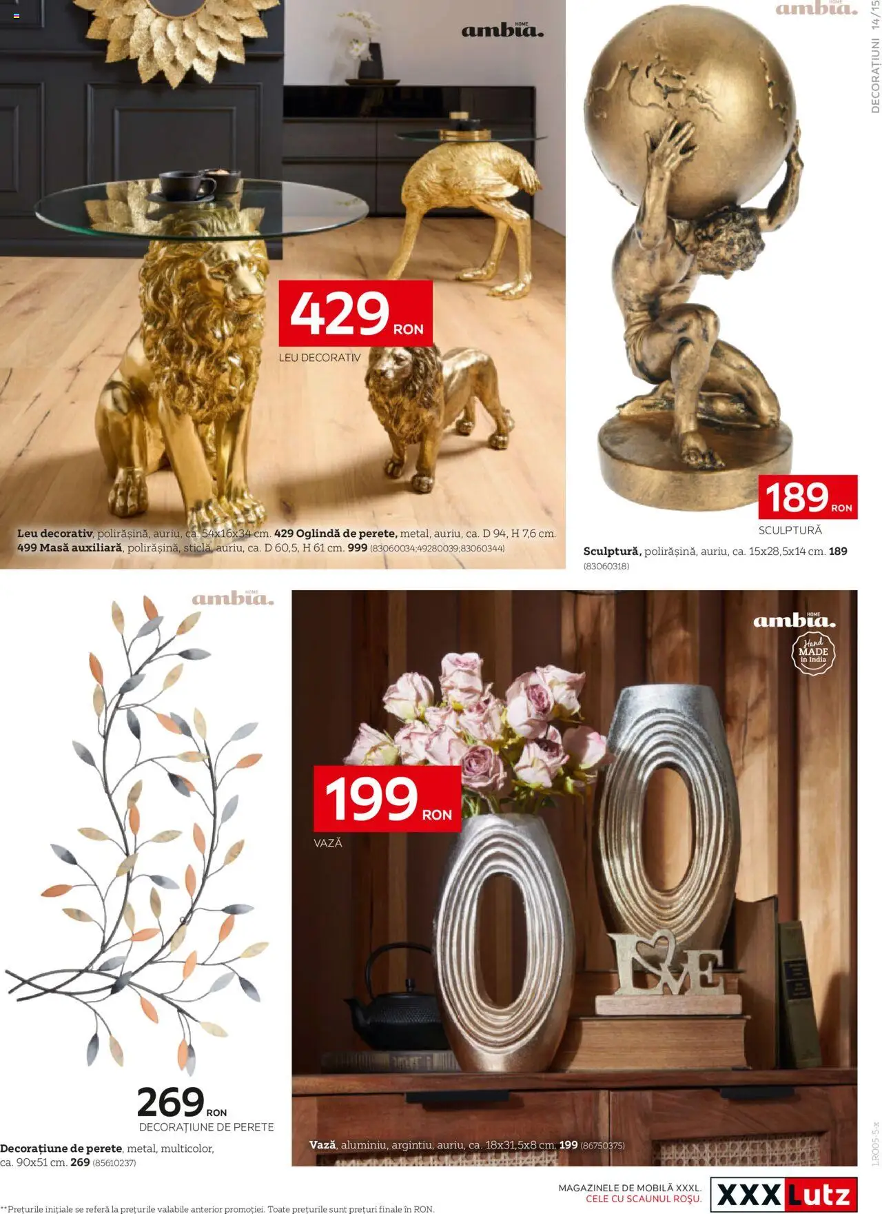 Catalog XXXLutz 5 Mai - 31 Decembrie 2025 | Pagina 15 | Produse: Masă, Oglindă, Vază