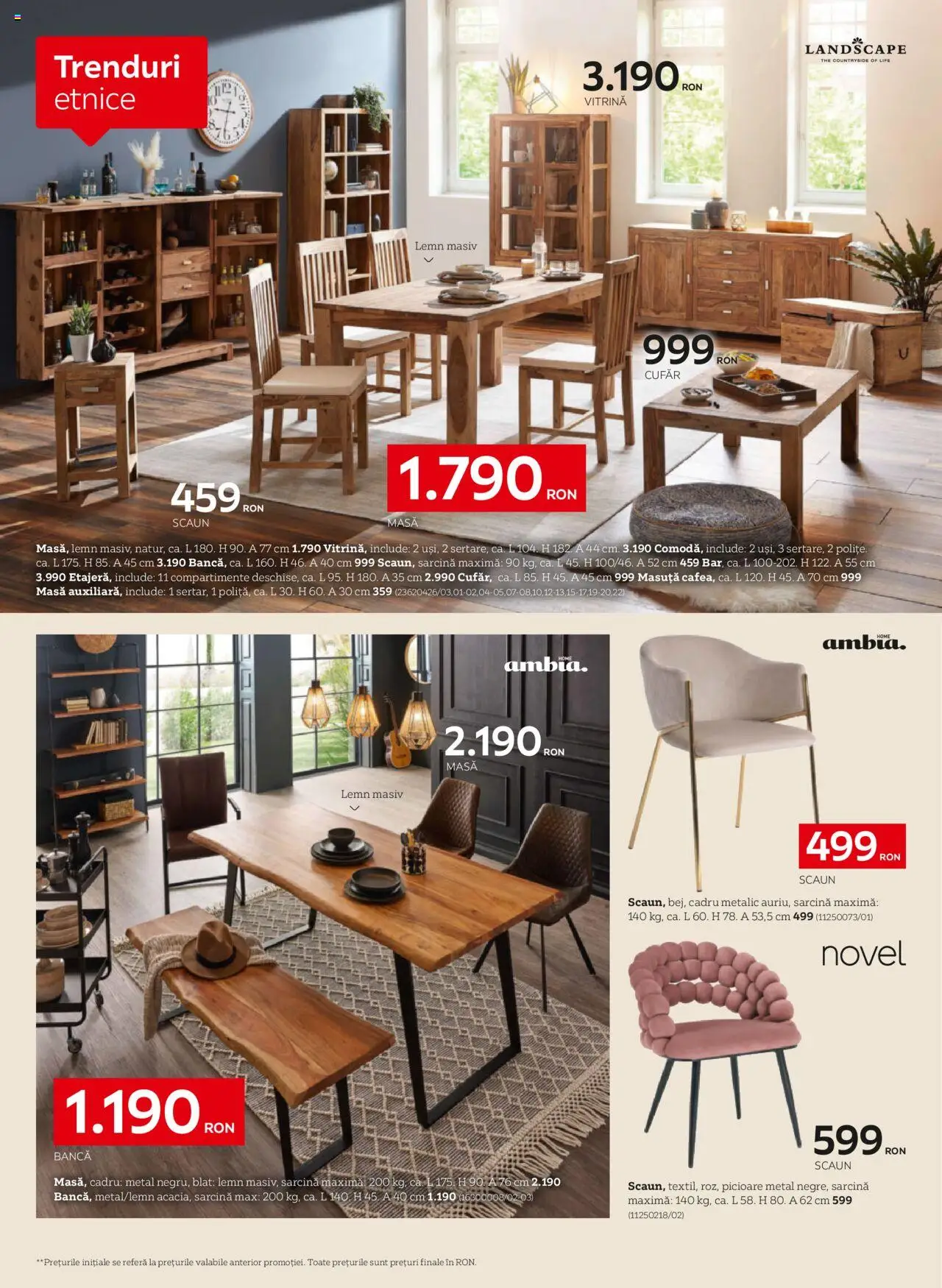Catalog XXXLutz 5 Mai - 31 Decembrie 2025 | Pagina 6 | Produse: Masă, Scaun, Vitrină, Bancă