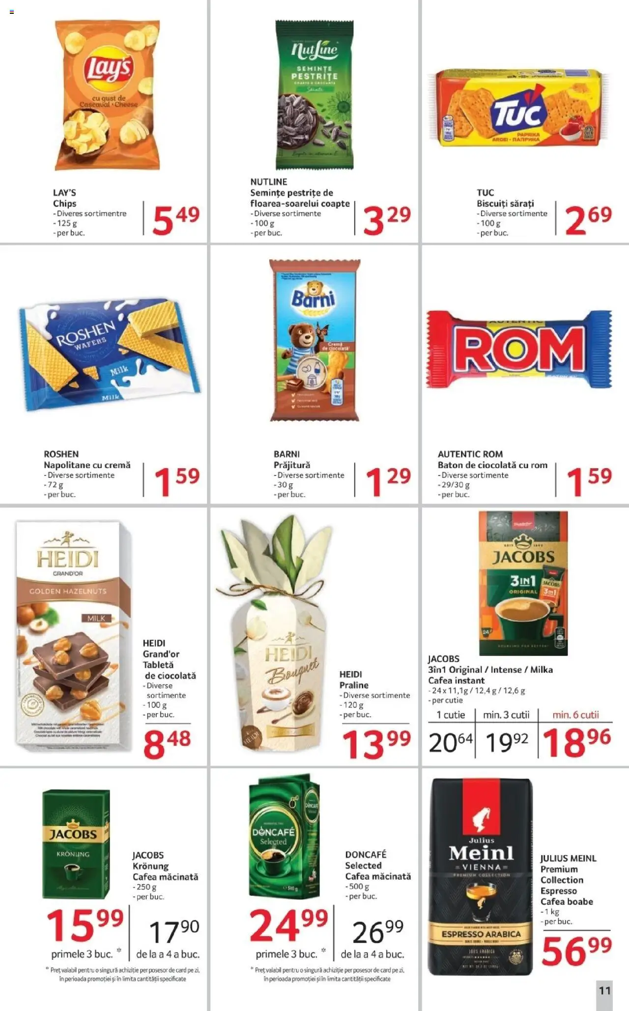 Catalog Selgros 23 - 29 Mai 2025 | Pagina 11 | Produse: Napolitane, Praline, Rom, Biscuiți