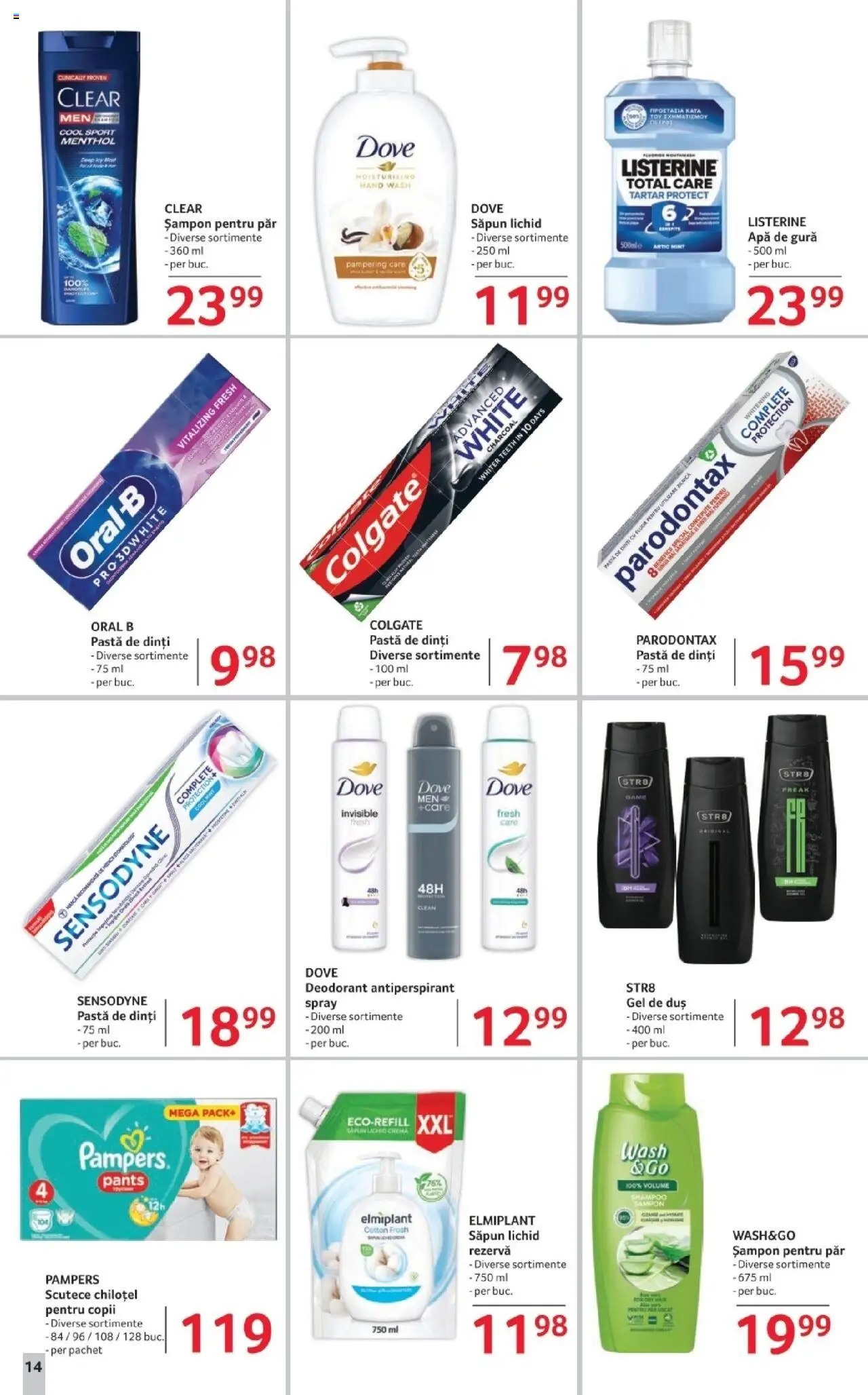 Catalog Selgros 23 - 29 Mai 2025 | Pagina 14 | Produse: Duș, Cremă, Săpun, Pastă de dinți