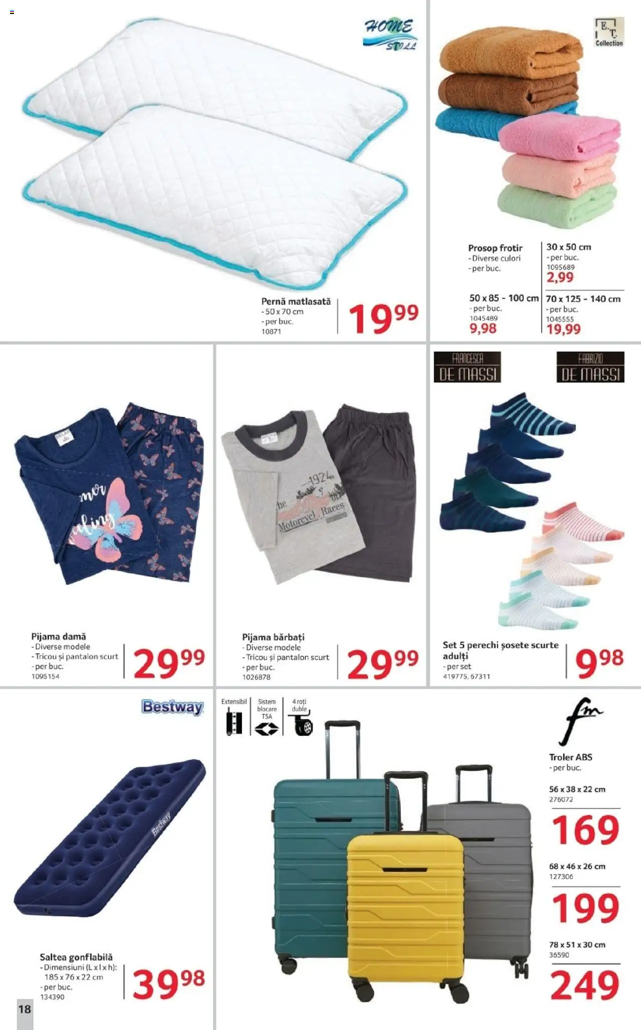 Catalog Selgros 23 - 29 Mai 2025 | Pagina 18 | Produse: Saltea, Pernă, Saltea gonflabilă, Șosete