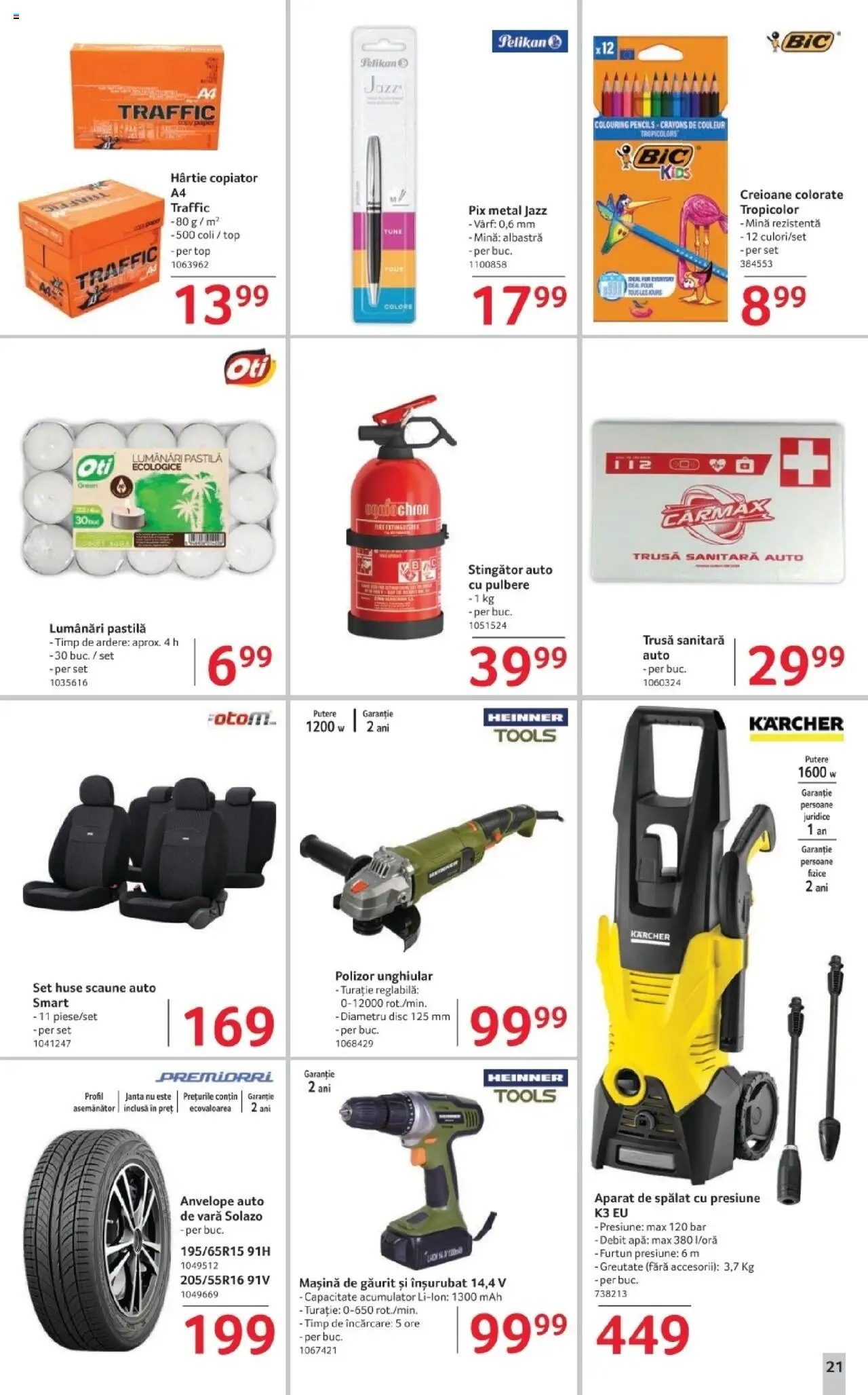 Catalog Selgros 23 - 29 Mai 2025 | Pagina 21 | Produse: Mașină de găurit, Disc, Polizor, Apă