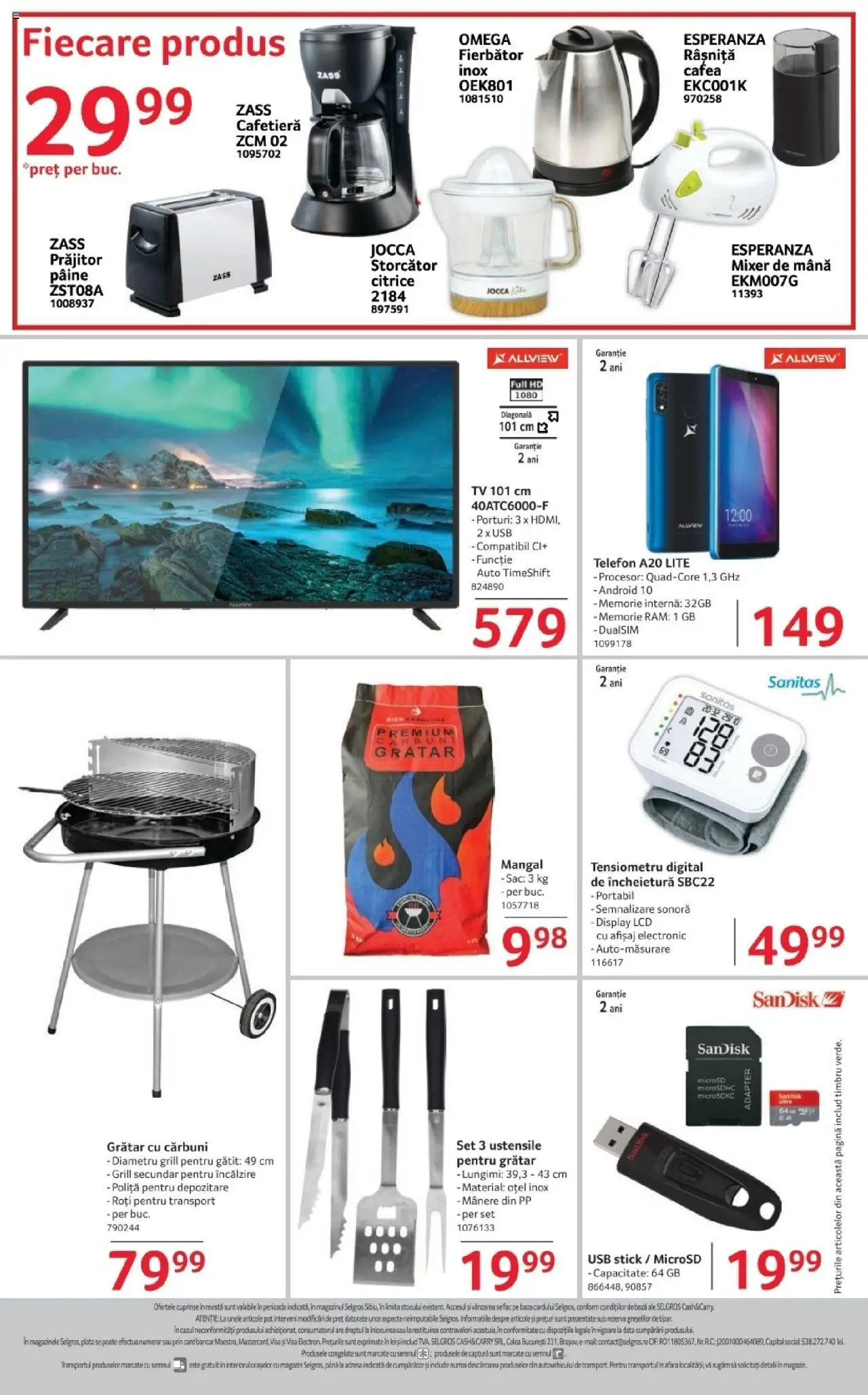 Catalog Selgros 23 - 29 Mai 2025 | Pagina 24 | Produse: Tensiometru, Memorie, Cafetieră, Grătar